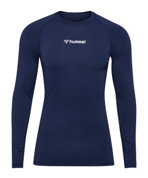 hummel-performance-sweatshirt-blau-f7026-225511-laufbekleidung_front.png