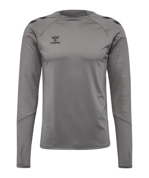 hummel-pro-training-crew-sweatshirt-grau-f2350-223810-indoor_front.png