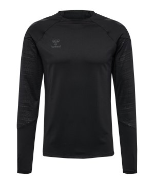 hummel-pro-training-crew-sweatshirt-schwarz-f2001-223810-indoor_front.png
