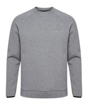 hummel-tech-fleece-crew-sweatshirt-grau-f2006-225911-laufbekleidung_front.png