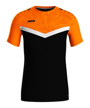 jako-icon-t-shirt-kids-schwarz-orange-f807-6124-fussballtextilien_front.png