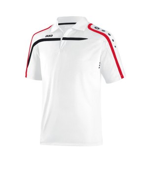 Jako Polo Team mit Brusttasche Herren rot Poloshirt Shirt T-Shirt kurzarm Sport