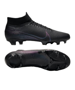 mercurial superfly vii kinetic black elite fg schwarz f010