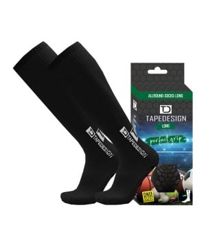 tapedesign-gripsock-long-socken-schwarz-td042-fussballtextilien_front.png