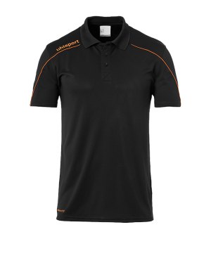 uhlsport-stream-22-poloshirt-schwarz-orange-f22-fussball-teamsport-textil-poloshirts-1002204.png