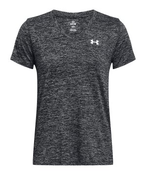 under-armour-tech-twist-t-shirt-damen-schwarz-f001-1384227-fussballtextilien_front.png