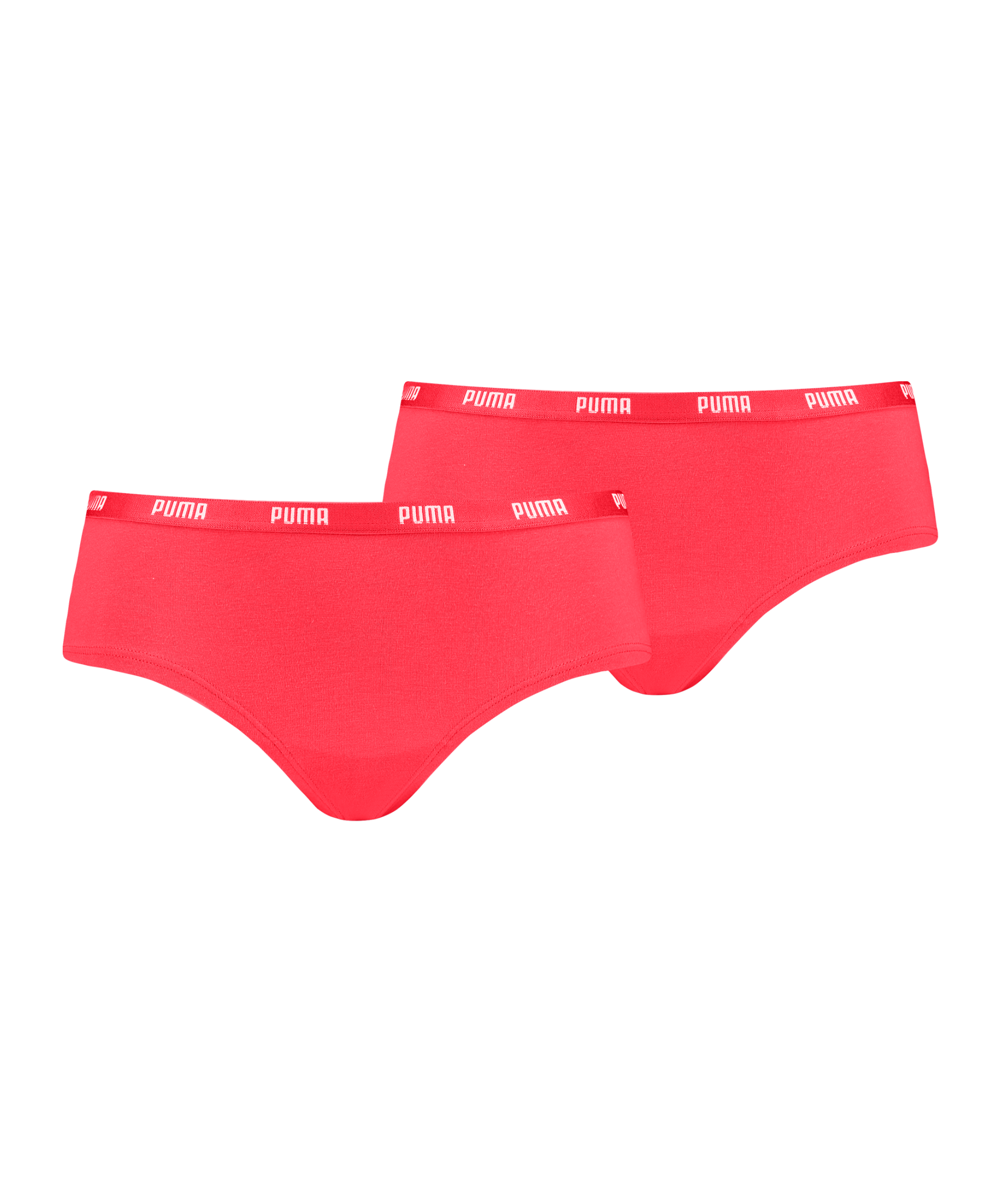 PUMA Iconic Hipster 2er Pack Damen Rot F019 | Underwear | FunktionswÃ¤sche