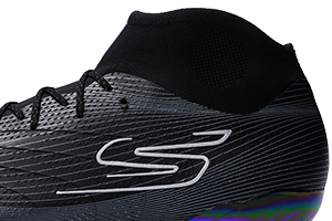 Closeup-Ansicht der knöchelhohen FITKNIT-Schlüpfsocke des Skechers SKX 01 High FG