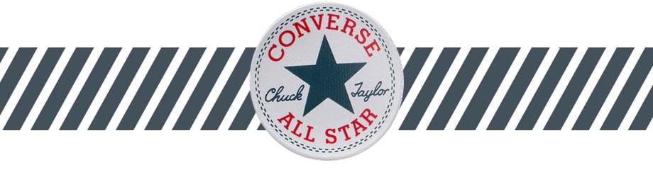 Converse Chuck Taylor All Star Logo isolé en tant que représentant de l'histoire de marque authentique