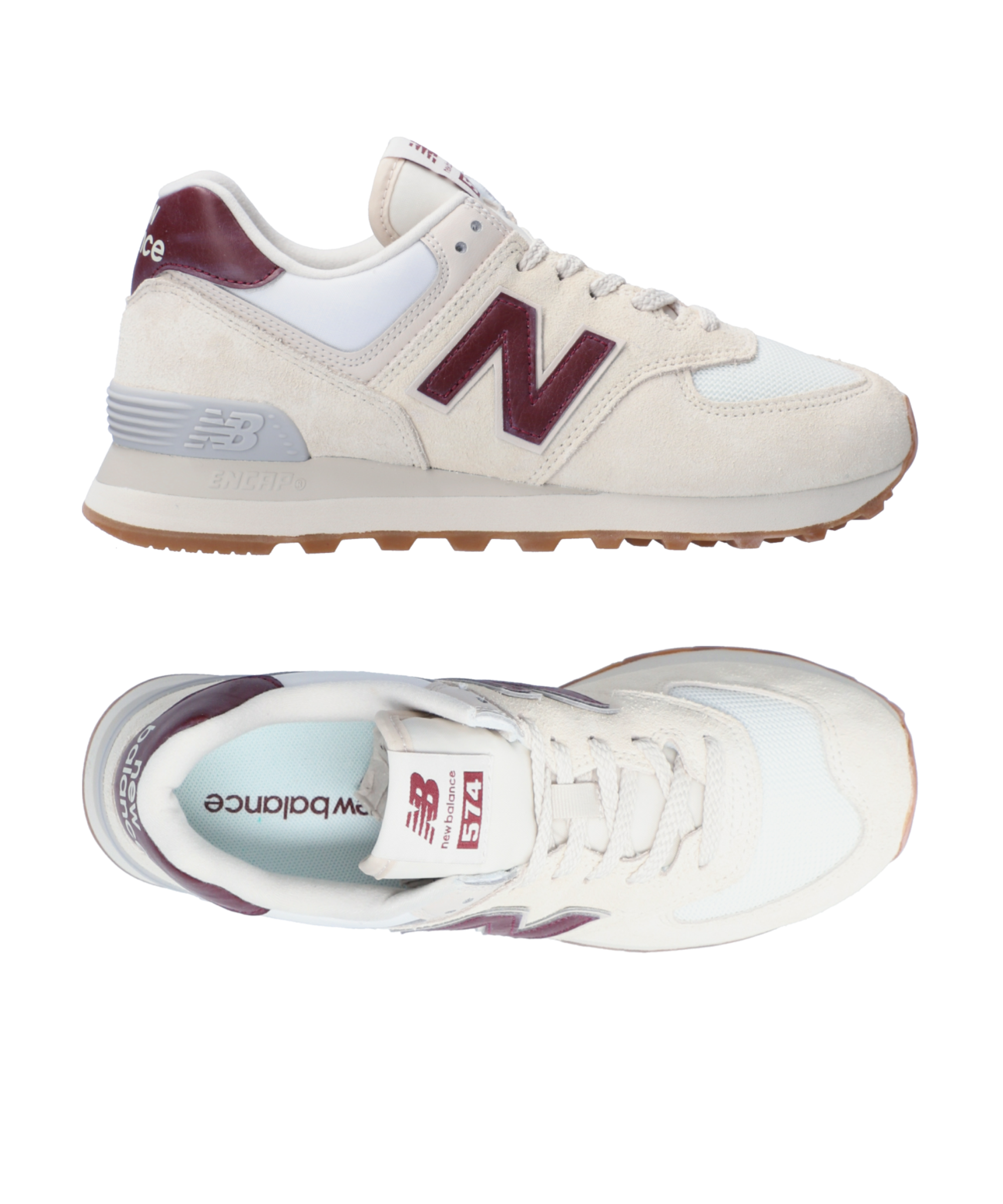 New Balance WL574 Damen Beige FRCF | Lifestyle | Freizeitschuh