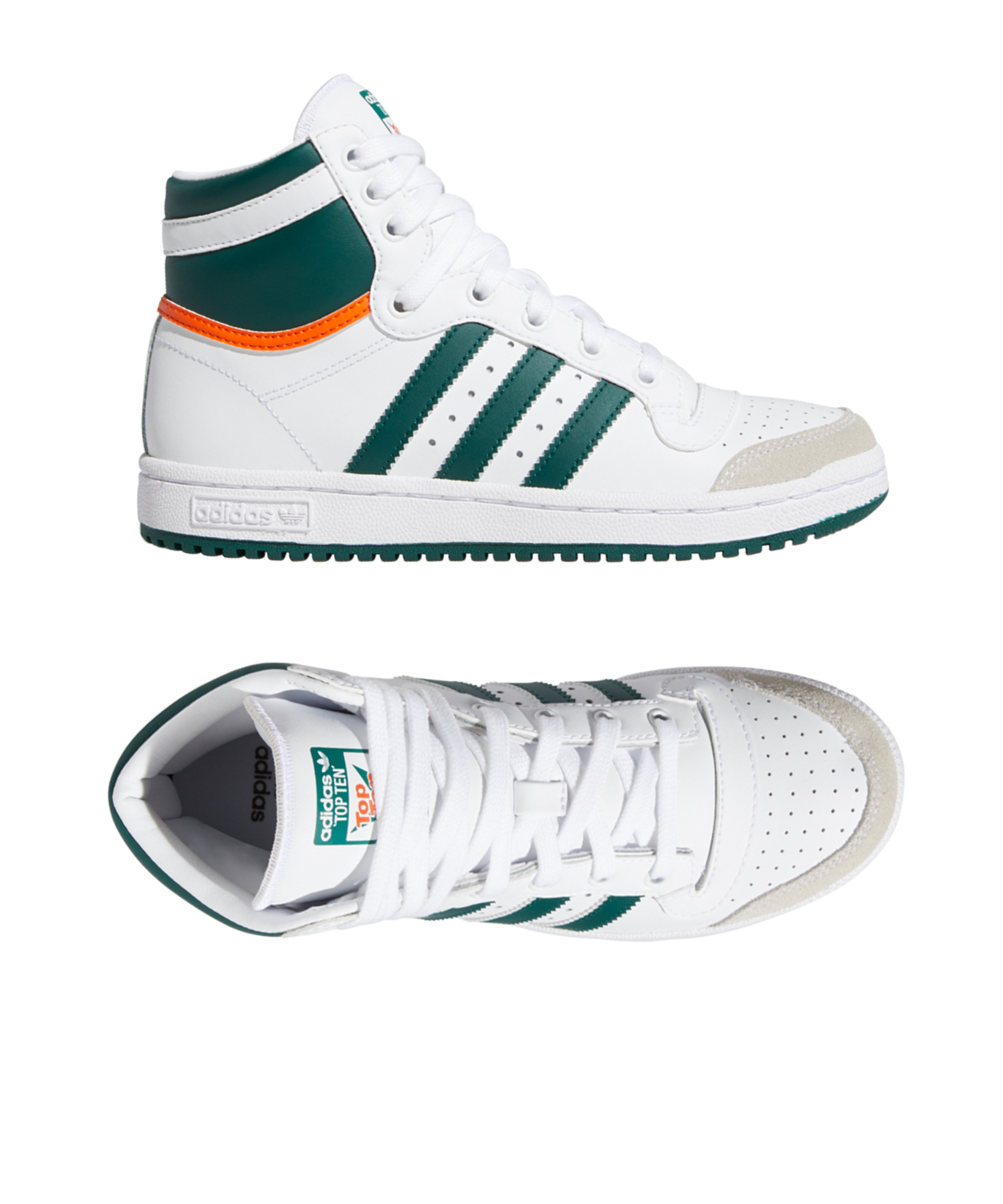 adidas Originals Top Ten HI Sneaker Kids Weiss Lifestyle