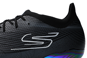 Closeup-Ansicht des knöchelfreien Low Cuts am Skechers SKX 01 Low FG