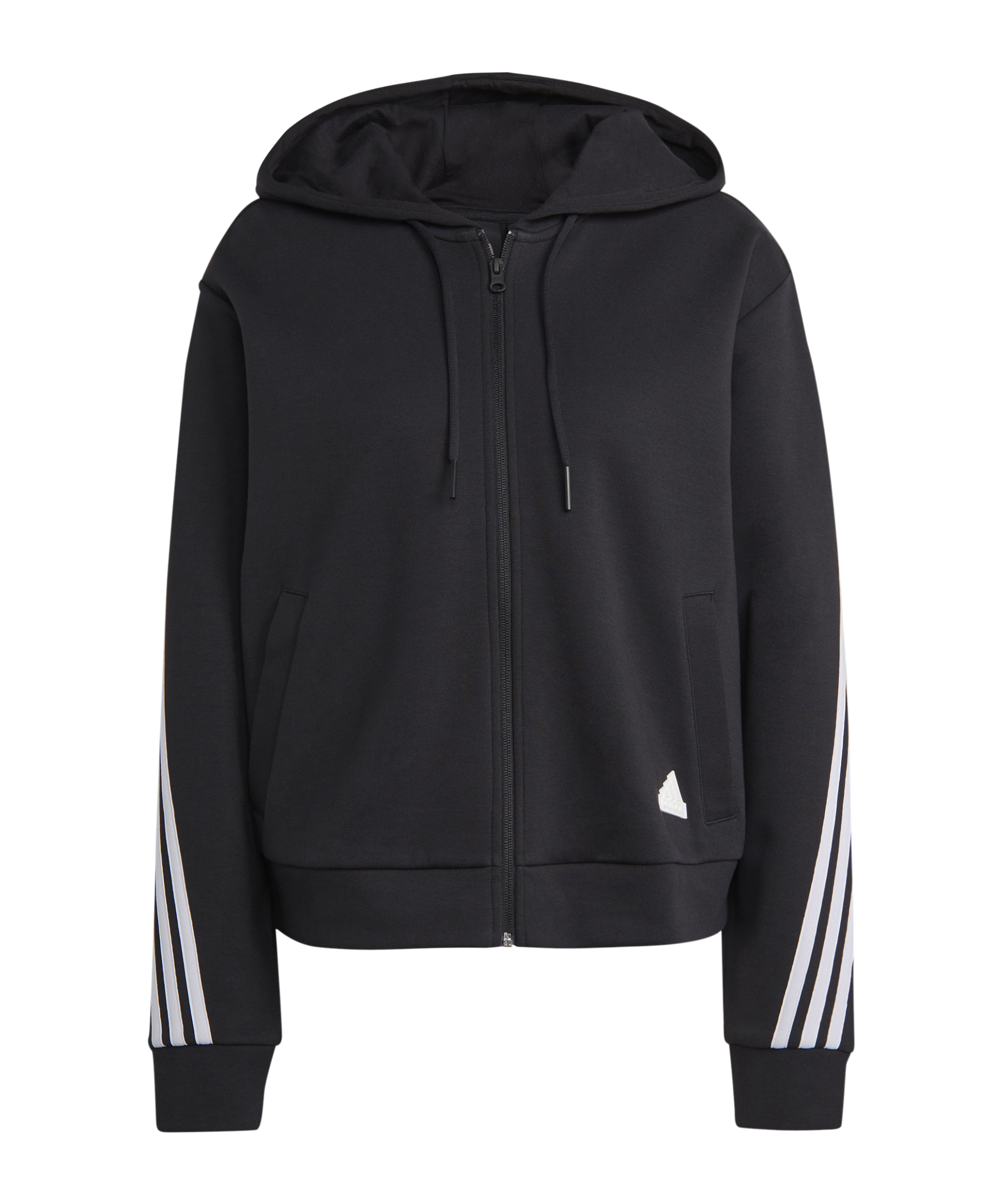 adidas Future Icons 3-Stripes Full-Zip Hoodie Black - schwarz