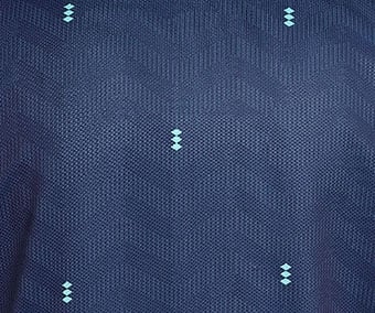 Classic chevron pattern knitted in