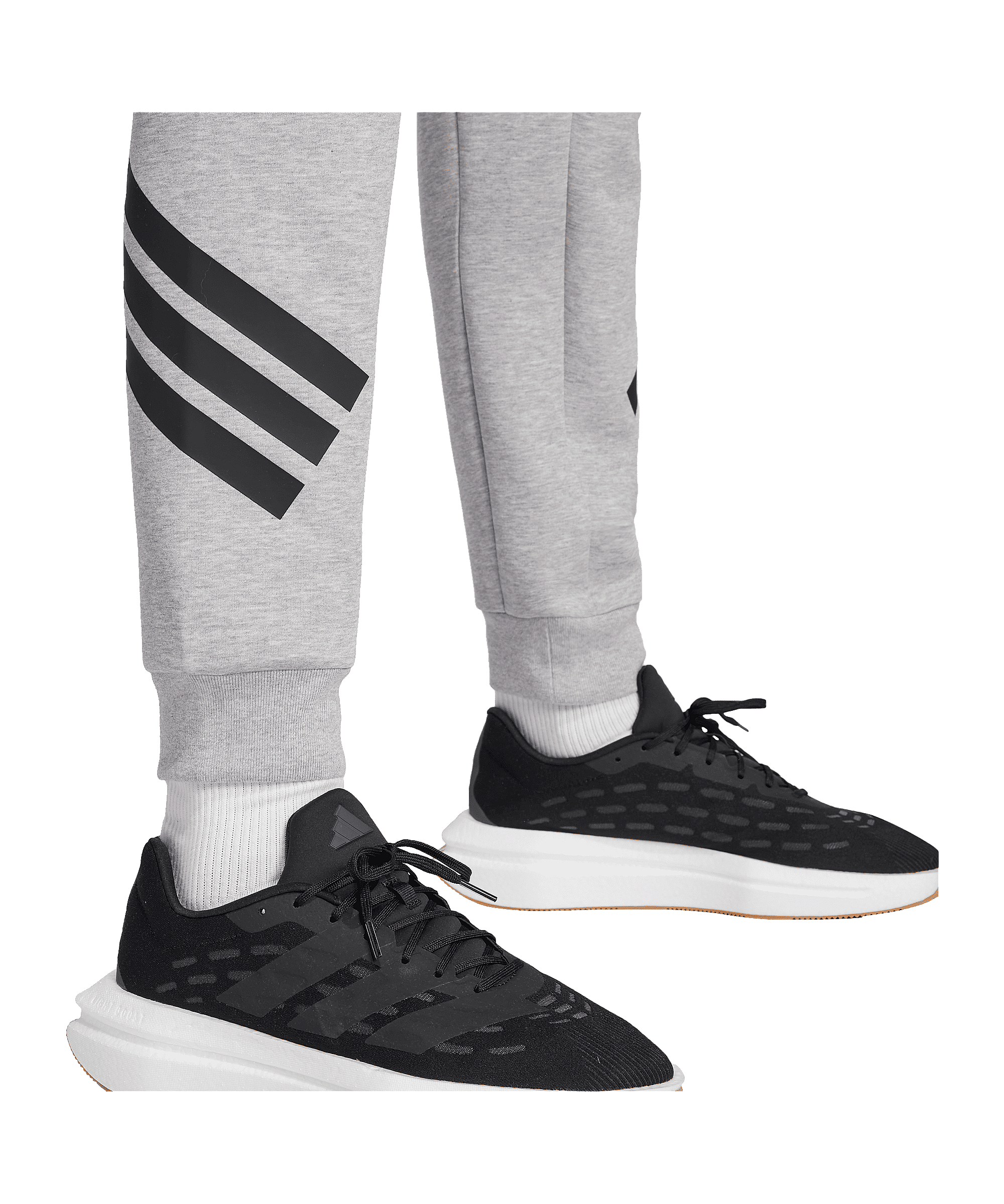 adidas Future Icons Three Stripes Trainingshose Grau - grau