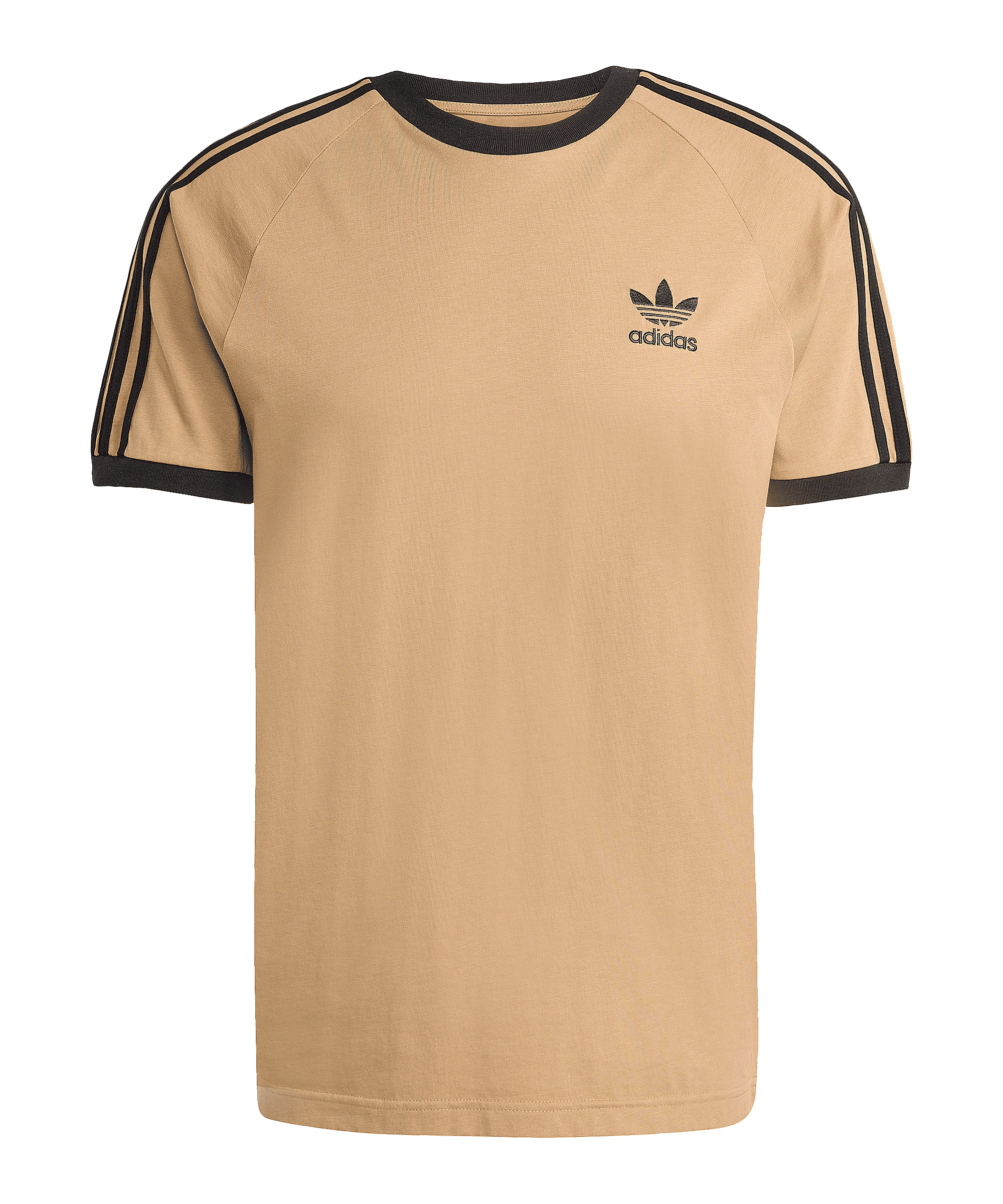 adidas Adicolor Classic 3 Stripes T-Shirt Braun - braun