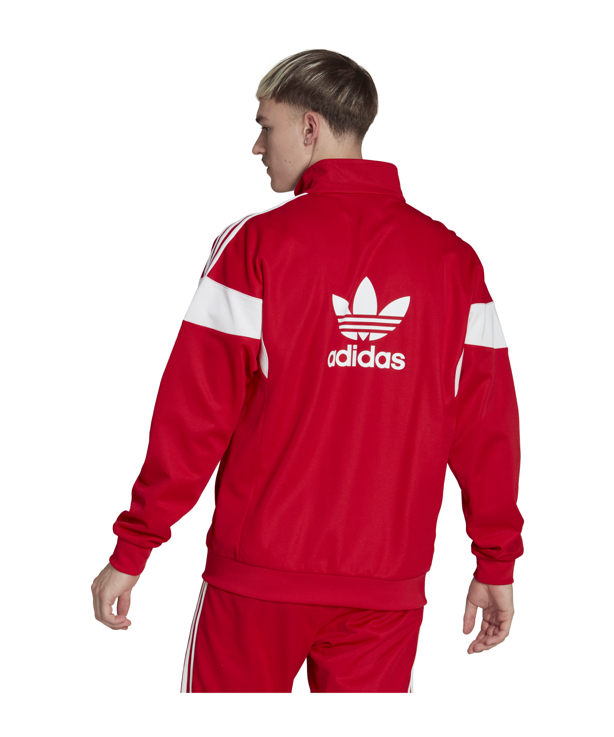 adidas Originals Adicolor Classics Cut Line Track Jacket Red - rot