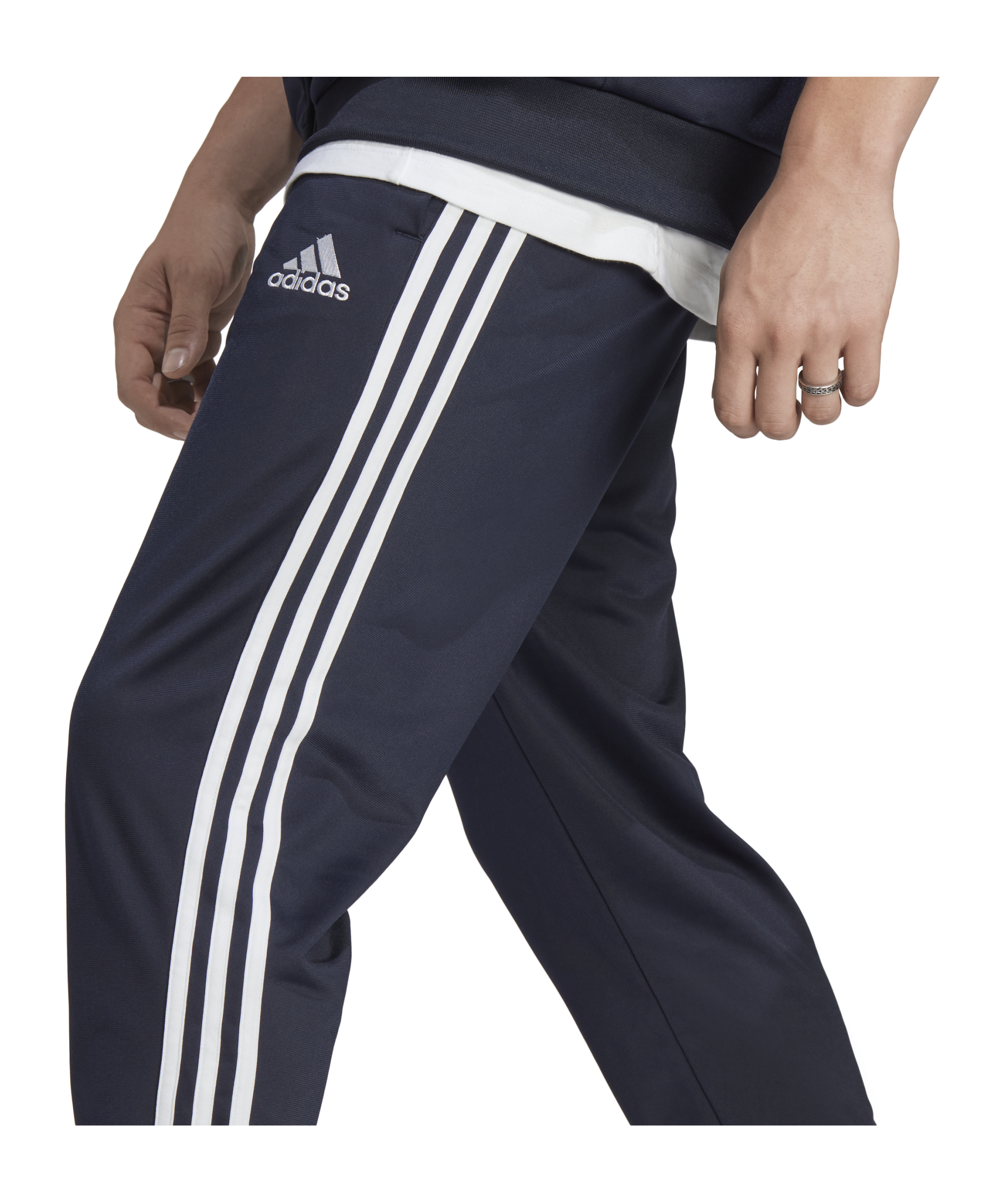 adidas Sportswear Basic 3-Stripes Tricot Track Suit Blue - blau