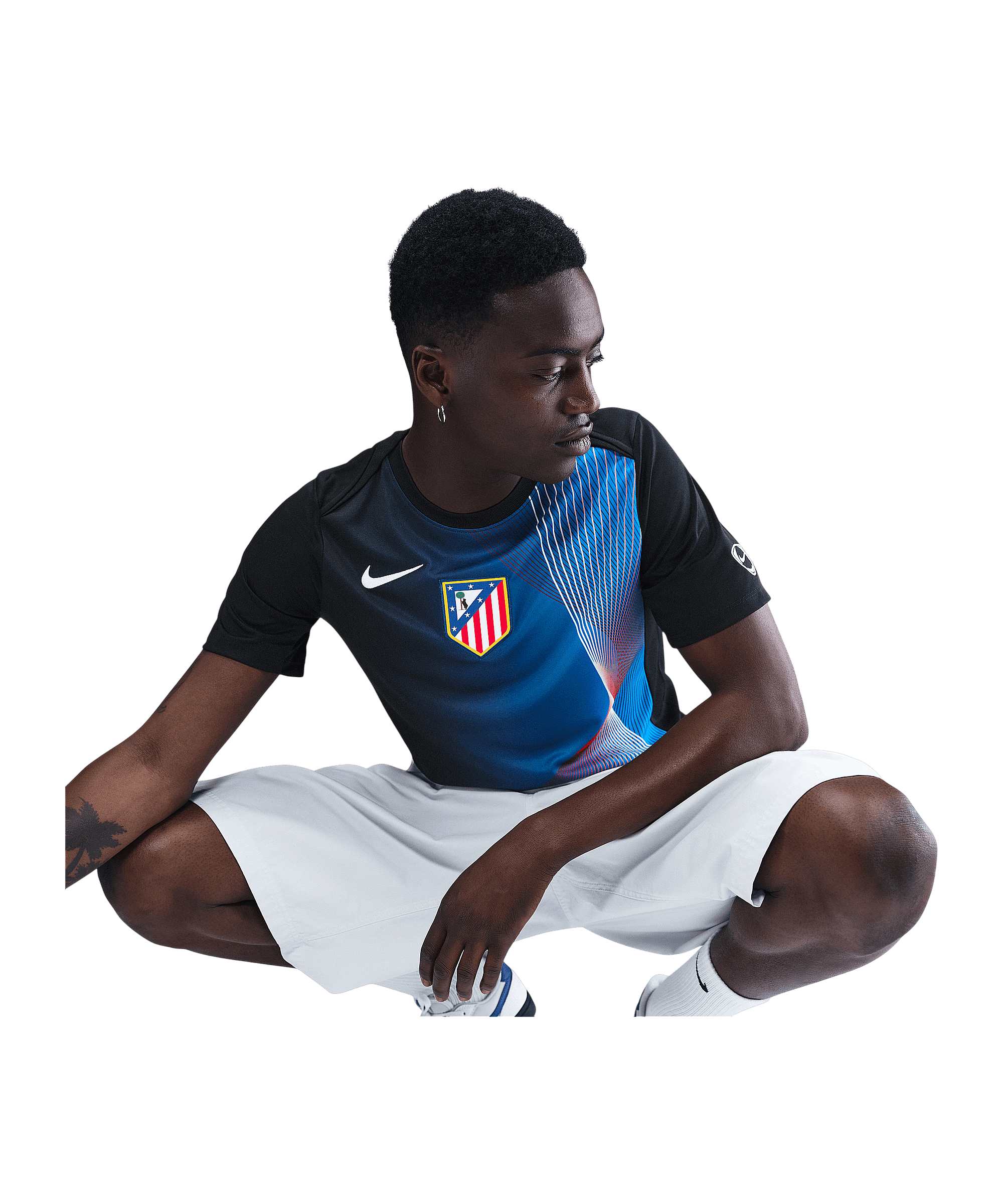 Nike Atletico Madrid Trainingsshirt Schwarz F010 - schwarz