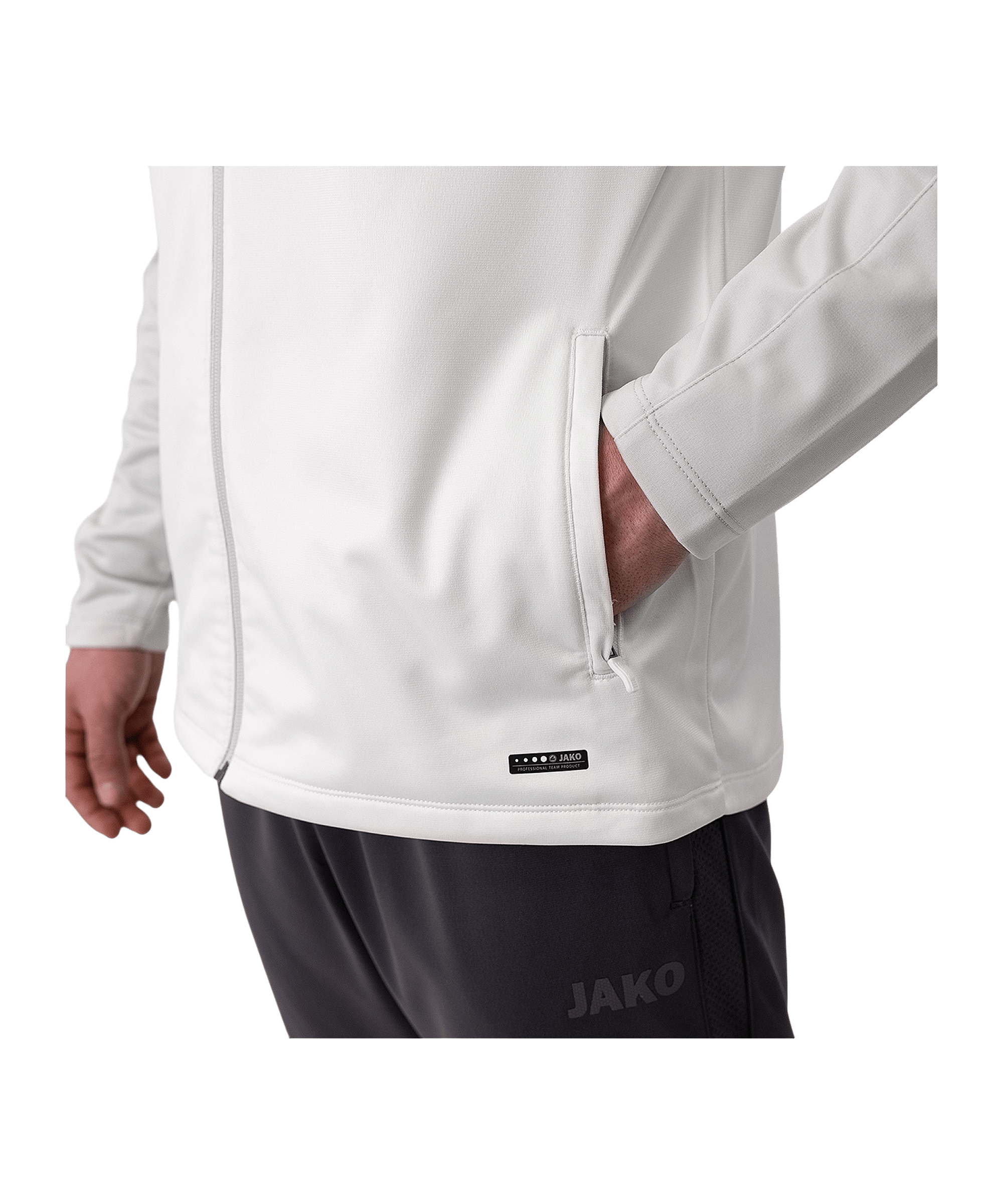 JAKO Iconic Jacke Kids Weiss F016 - weiss