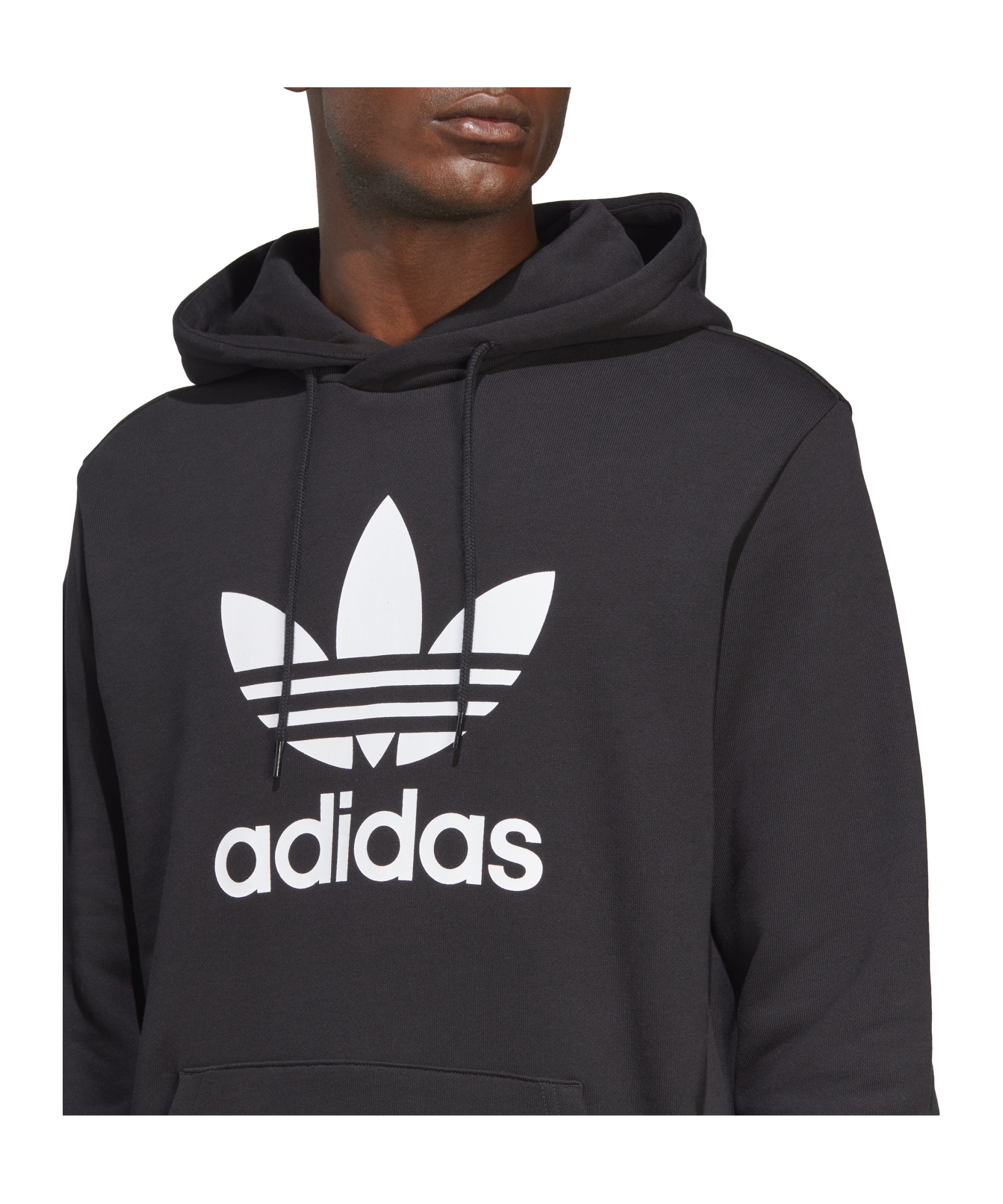 adidas Originals Adicolor Classics Trefoil Hoodie Black - schwarz