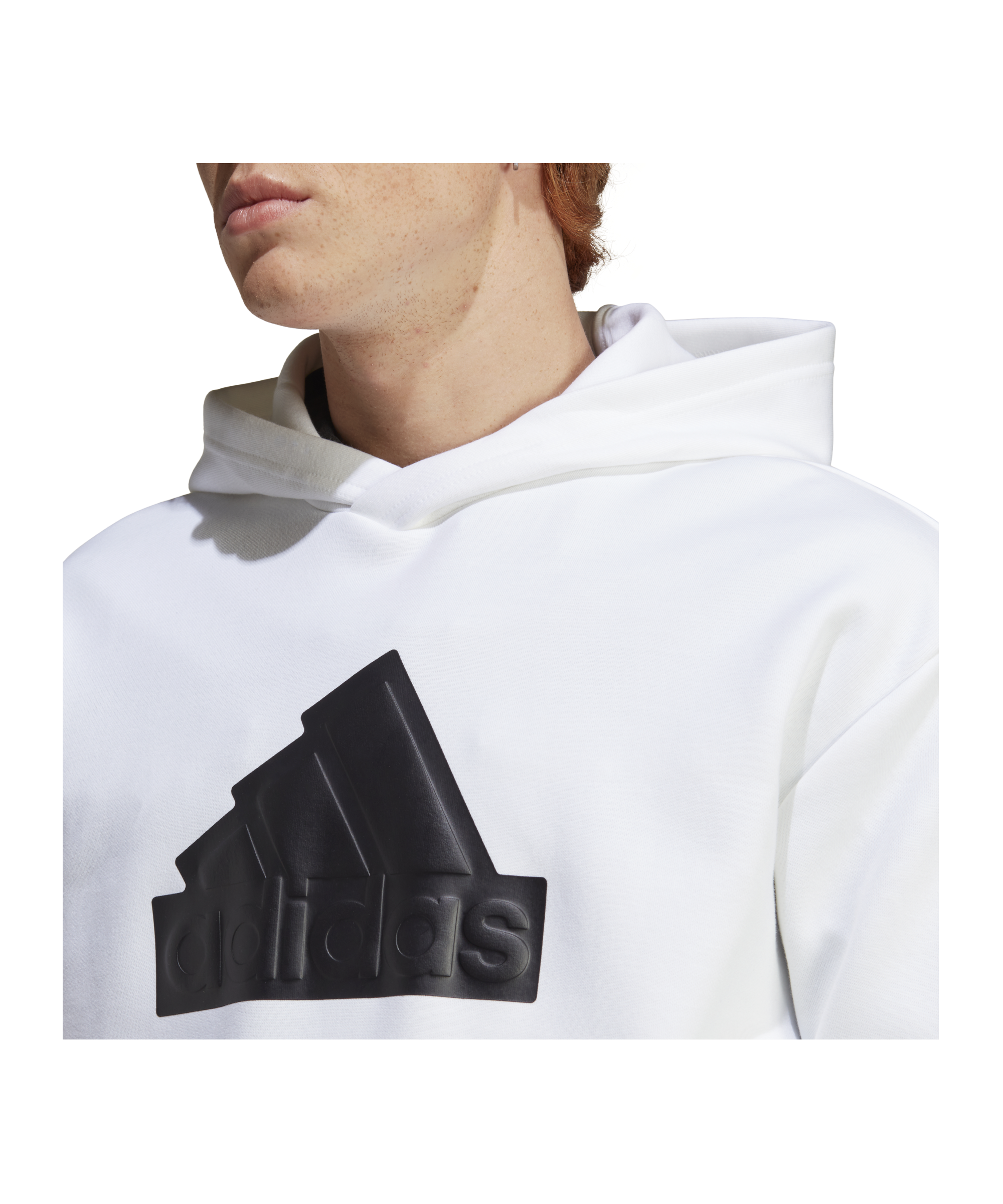 adidas Future Icons Badge of Sport Hoodie White - weiss