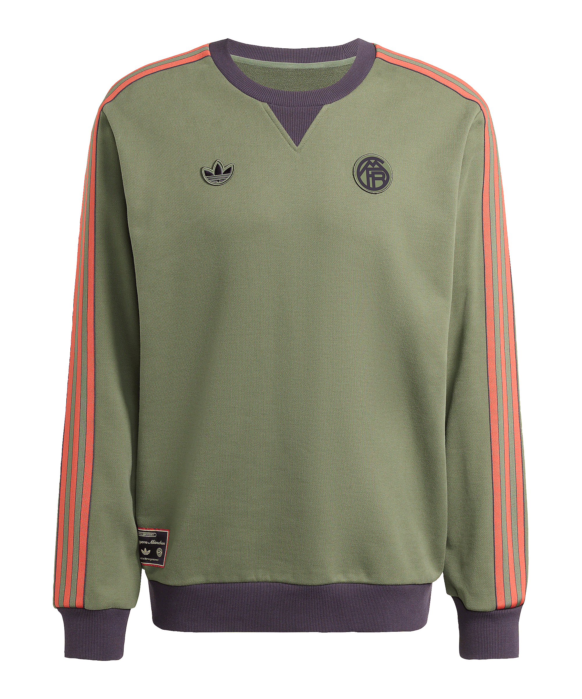 adidas FC Bayern München Icon Sweatshirt Grün - gruen