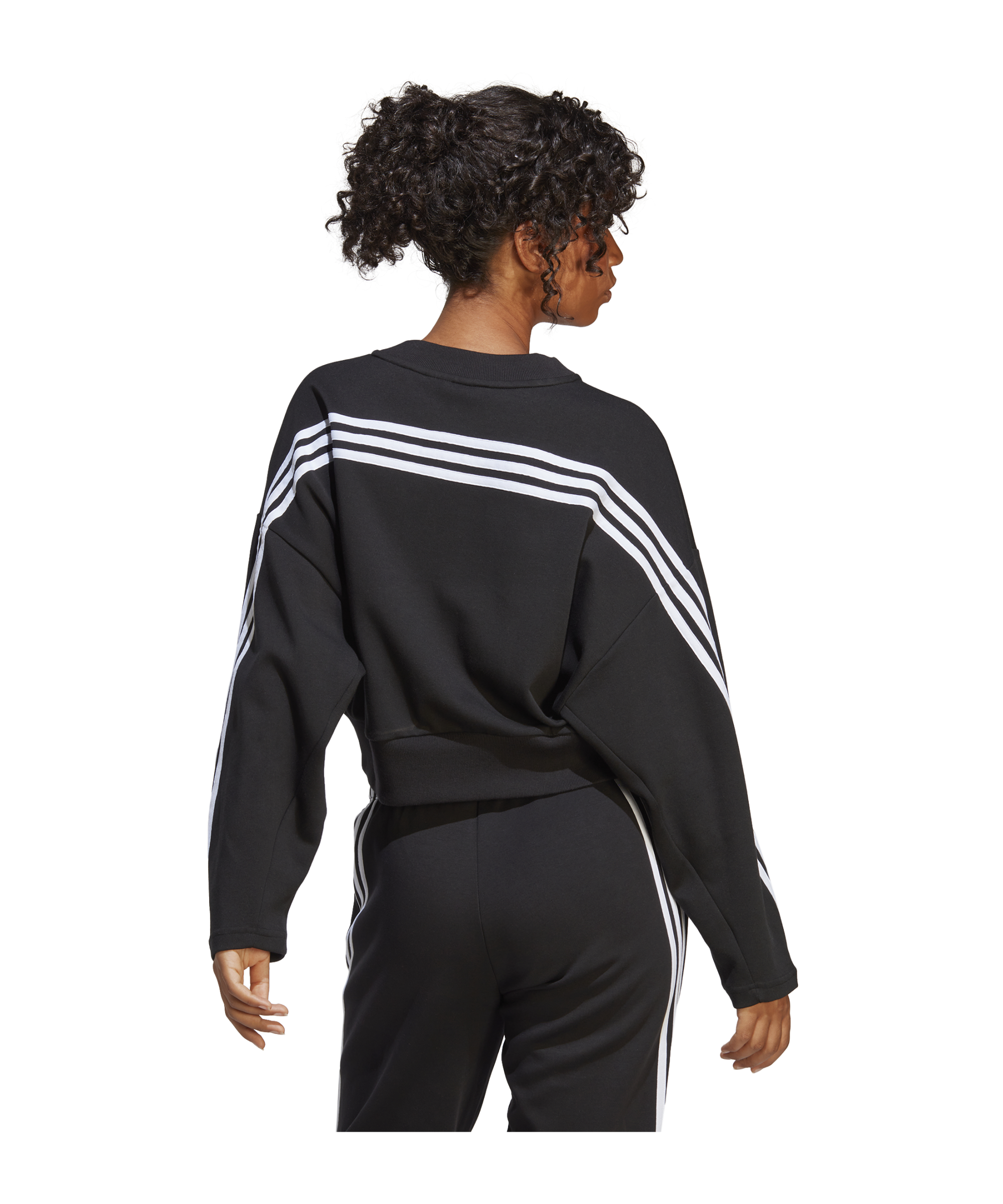 adidas Future Icons 3-Stripes Sweatshirt Black - schwarz