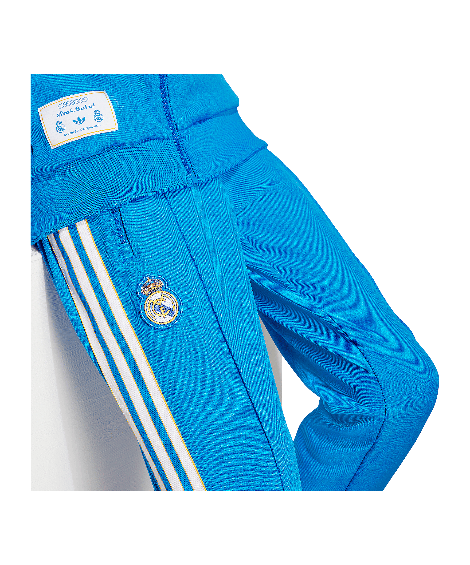 adidas Real Madrid Icon Track Hose Kids Blau - blau