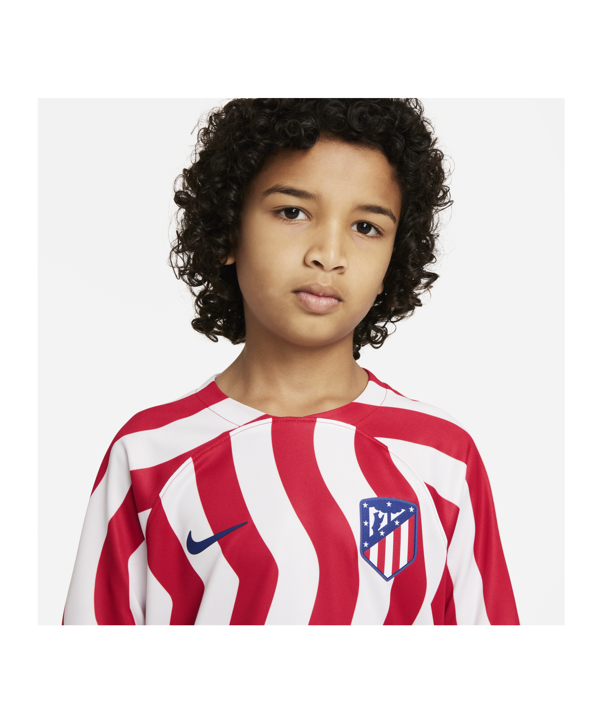 Nike Atletico Madrid Trikot Home 22/23 Kids F101 - weiss