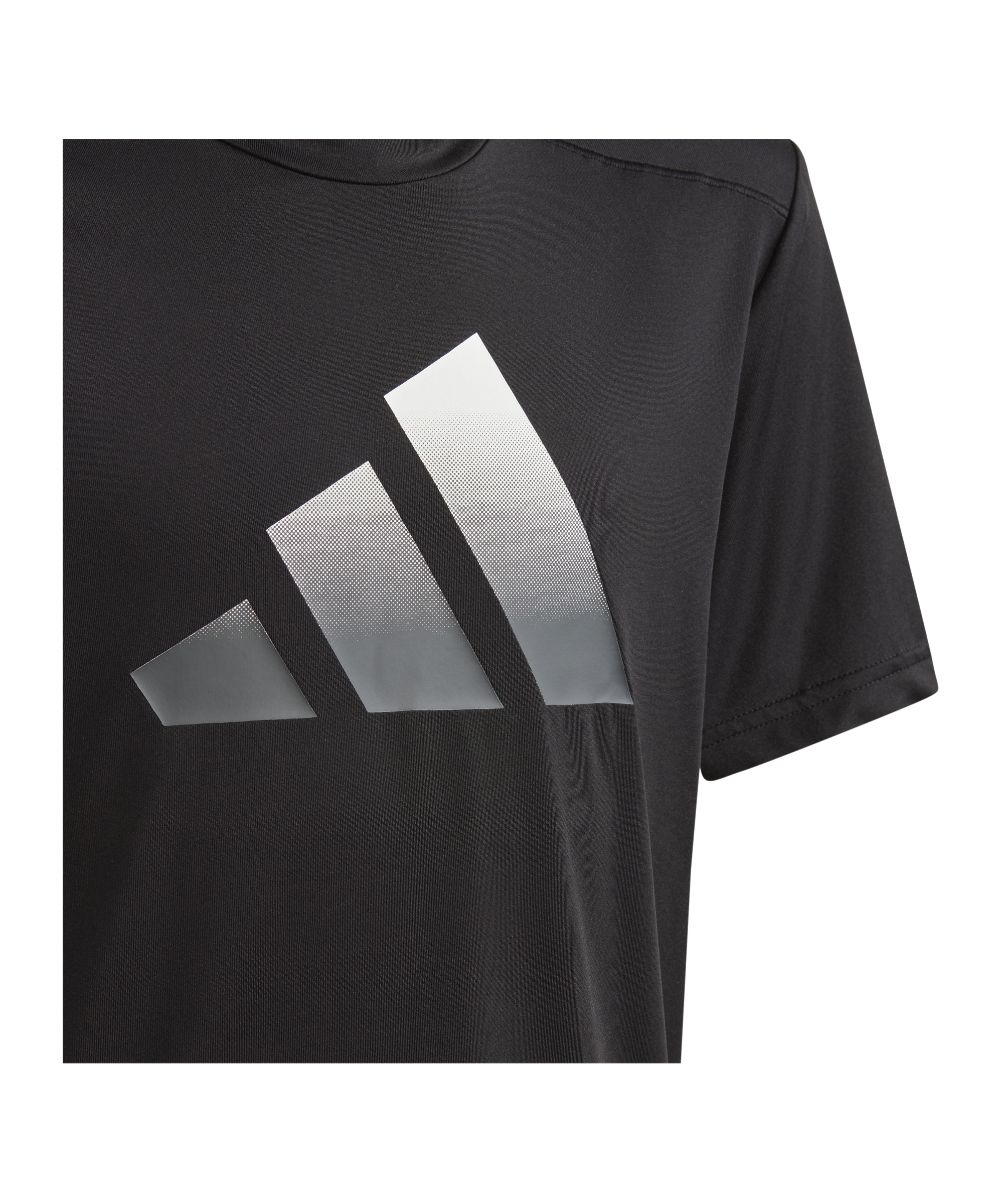 adidas Train Icons Logo T-Shirt Kids Schwarz - schwarz