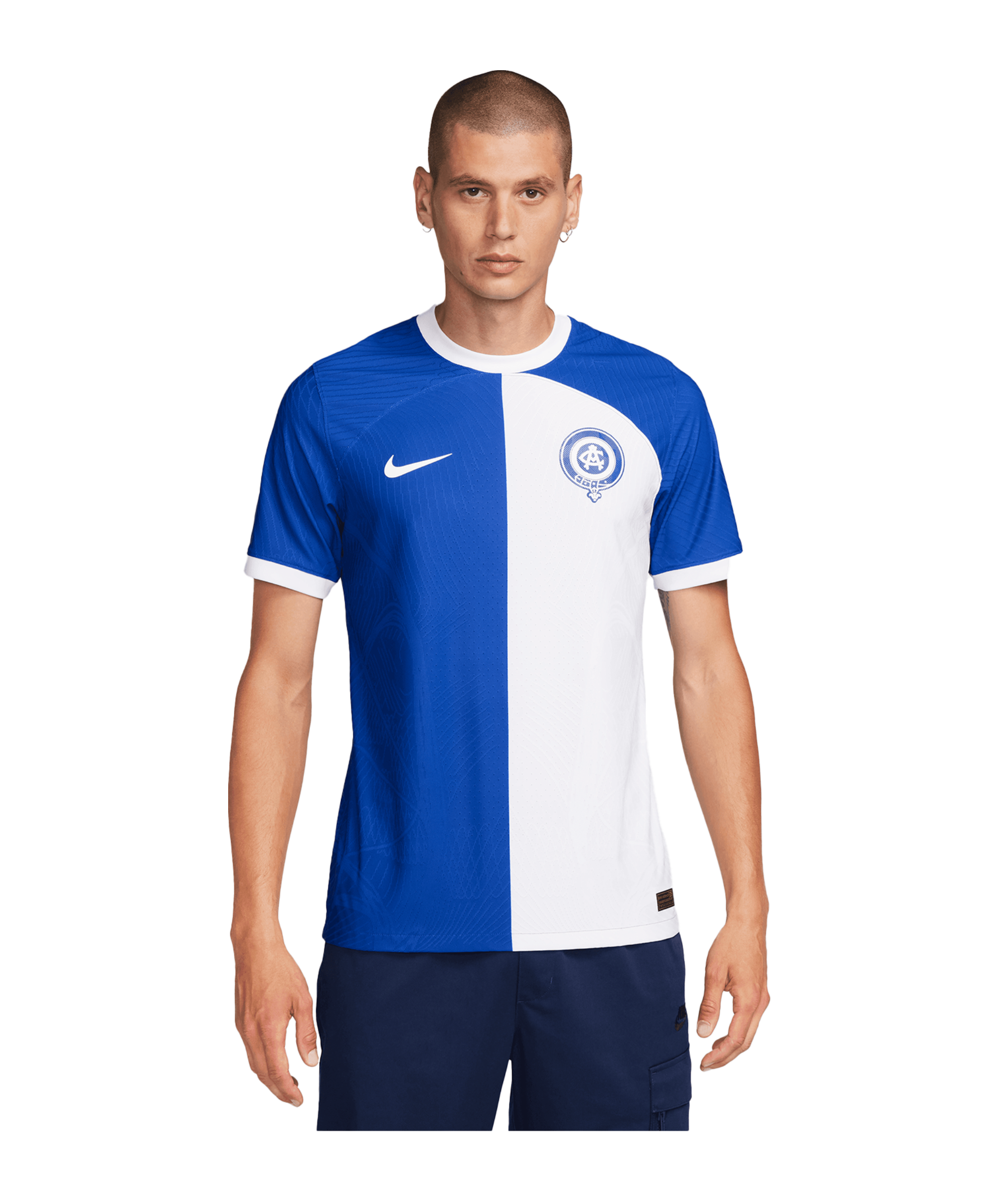 Nike Atletico Madrid Auth. Trikot Away 2023/2024 Blau Weiss F418 - blau