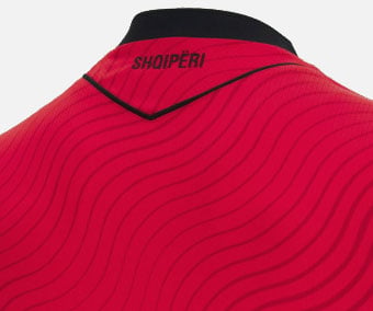 SHQIP&Euml;RI printed on the neck