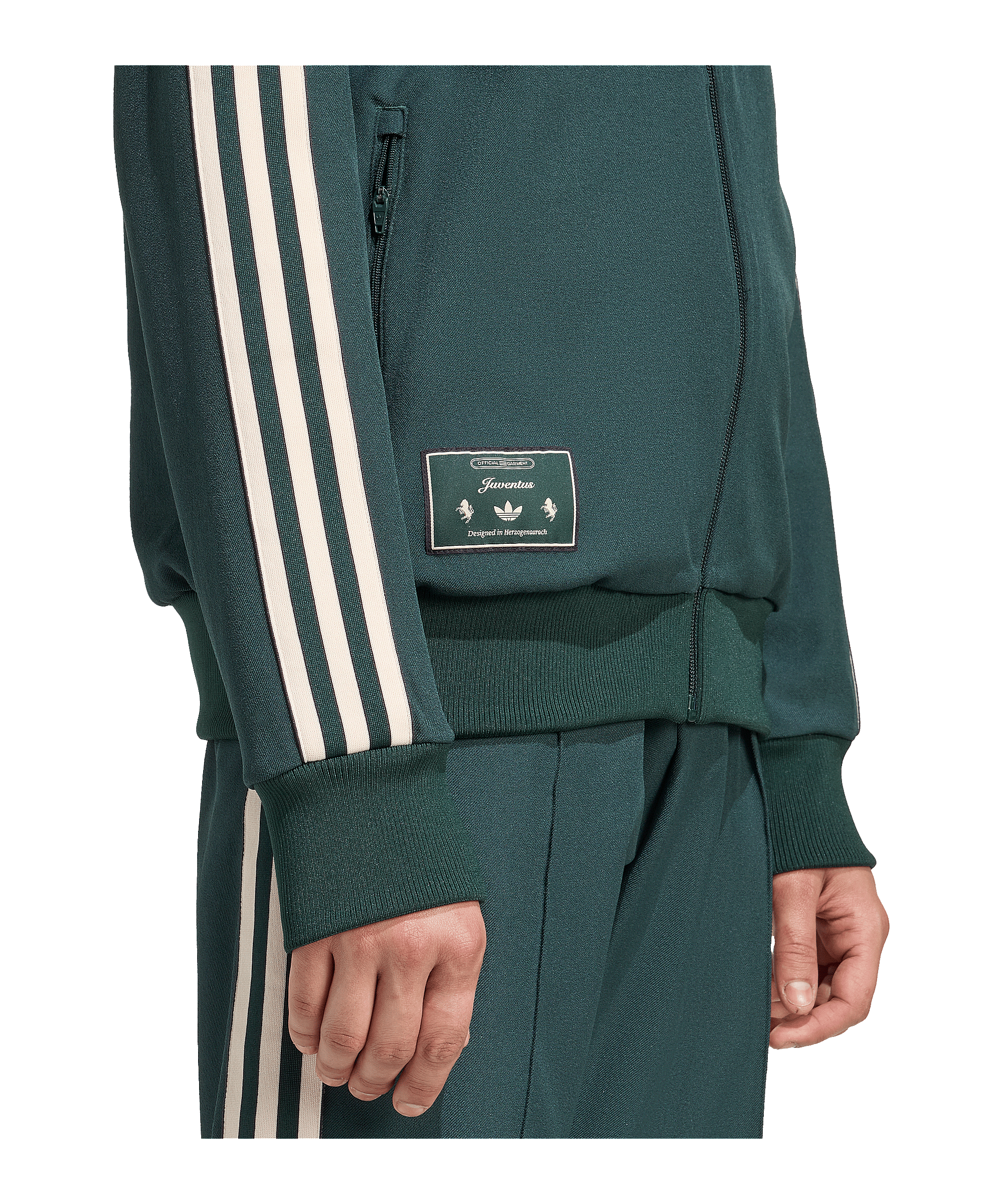 adidas Juventus Turin Icon Track Sweatshirt Grün - gruen