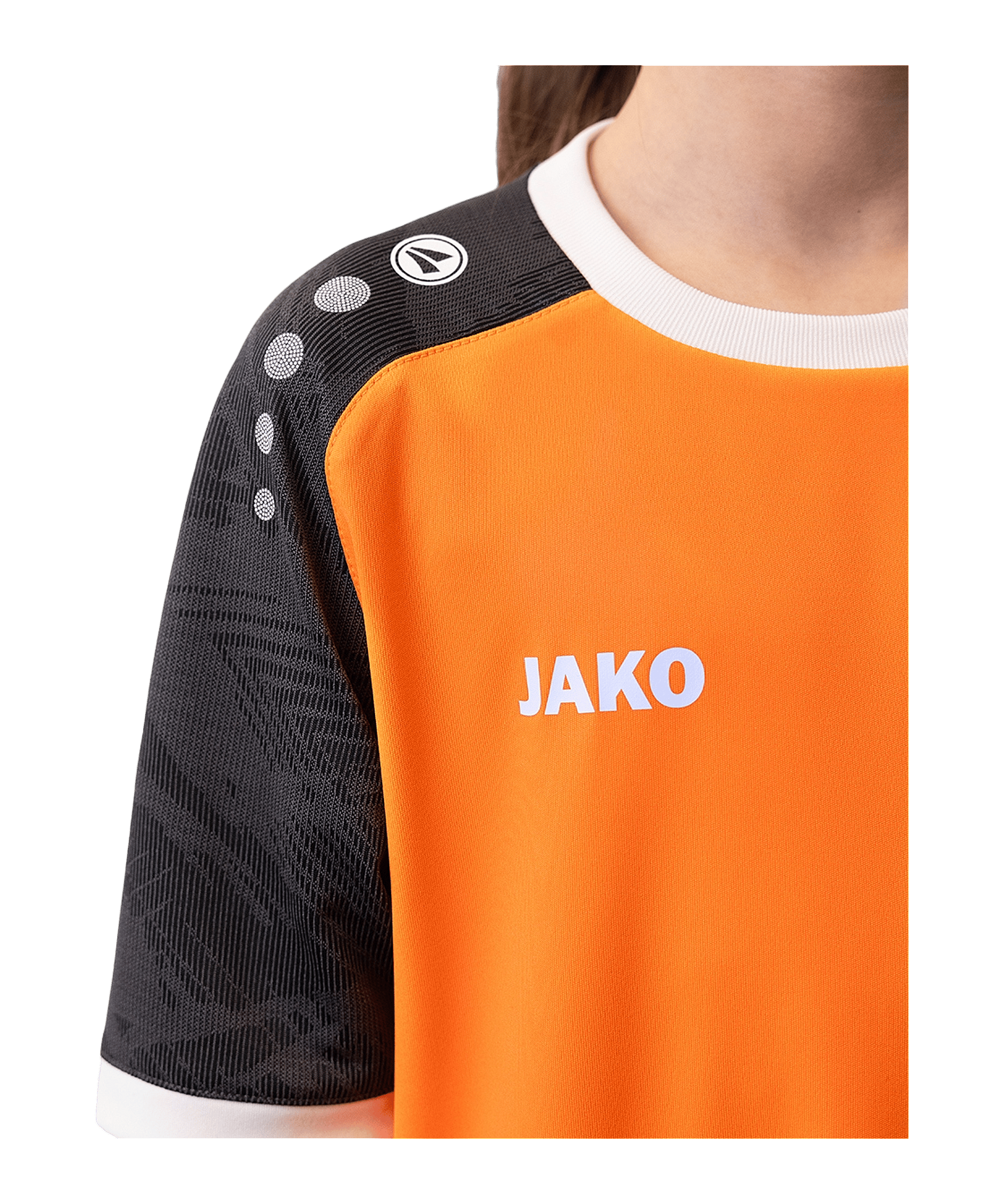 JAKO Iconic Trikot Kids Orange Schwarz F351 - orange