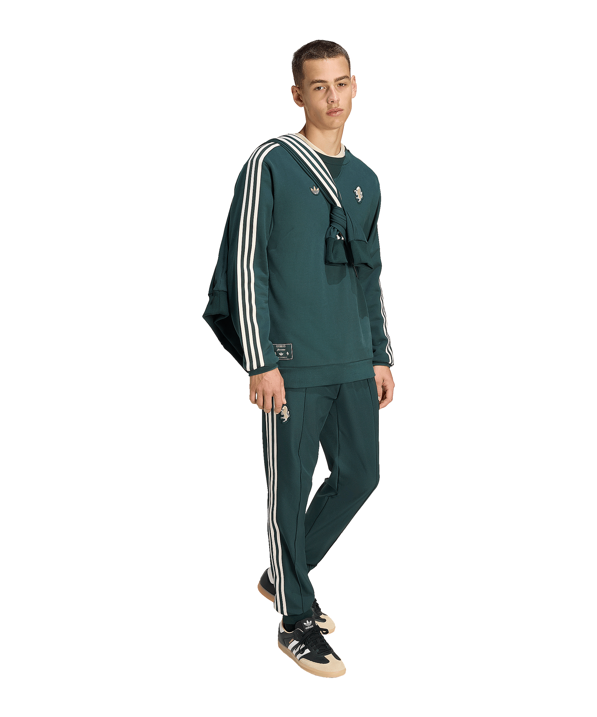 adidas Juventus Turin Icon Sweatshirt Grün - gruen