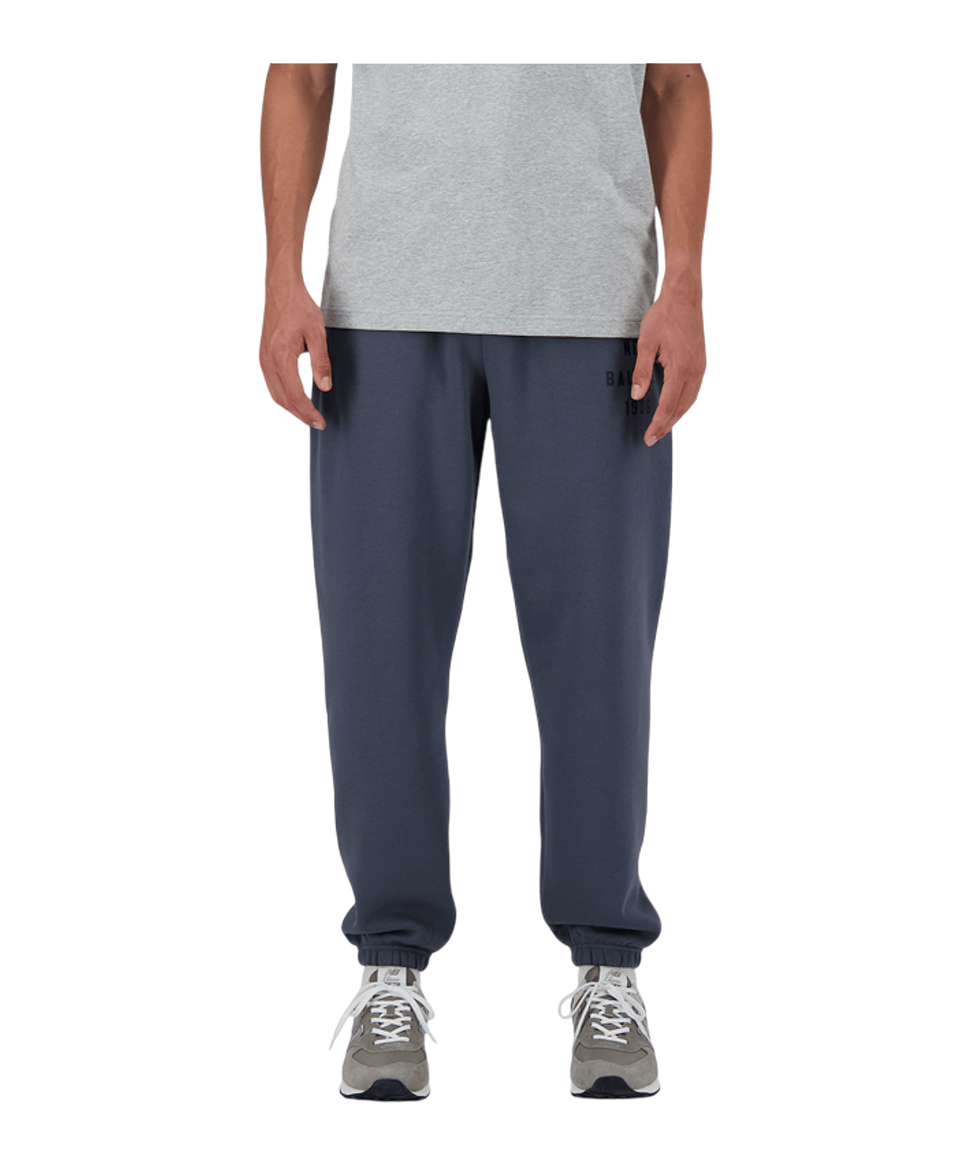 New Balance Iconic Collegiate Fleece Jogginghose FGT - blau