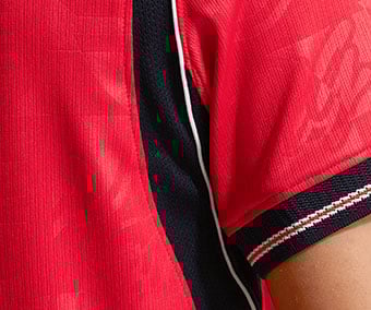 mesh inserts and nicely done cuffs