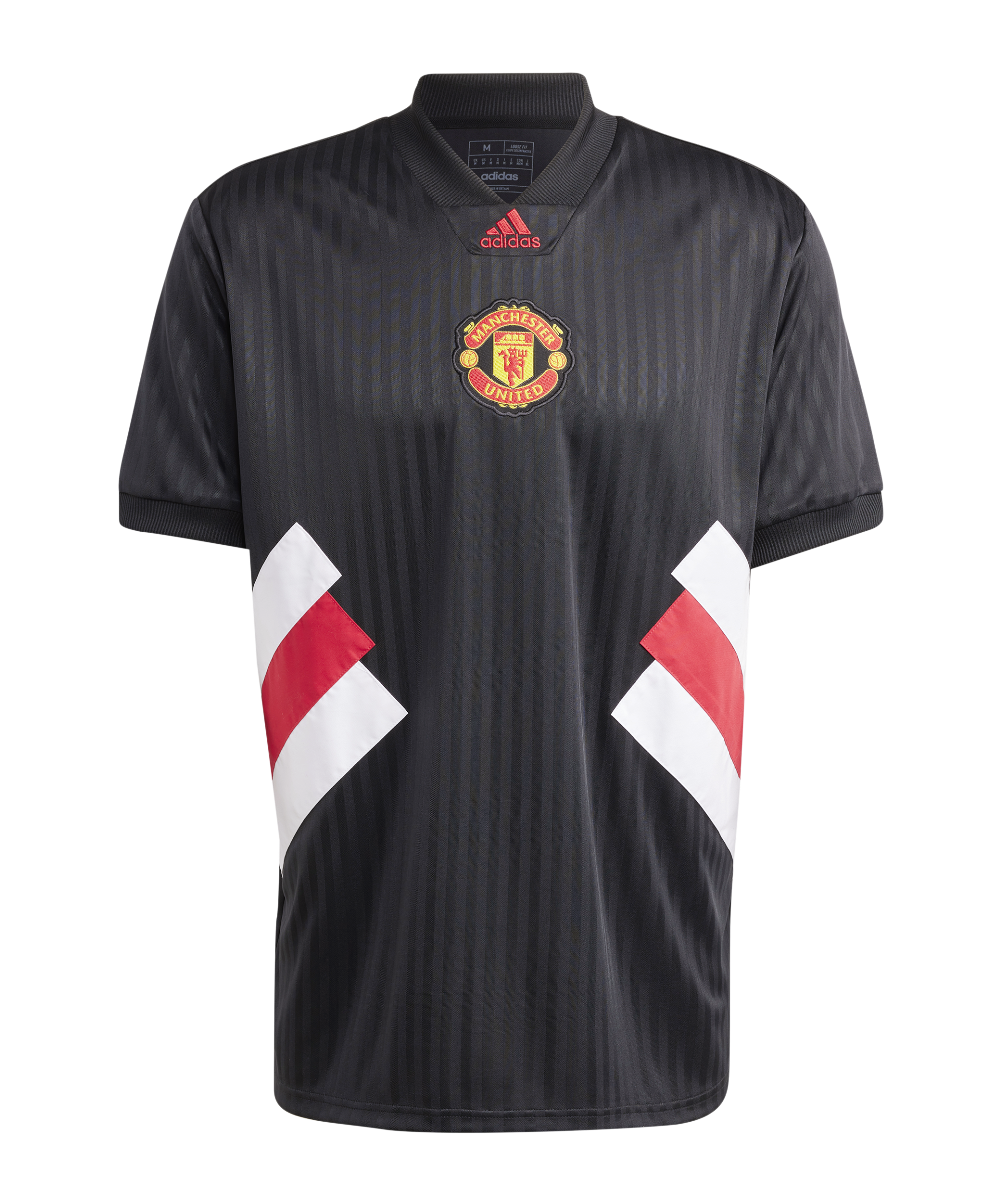 adidas Manchester United Icon Trikot Schwarz - schwarz