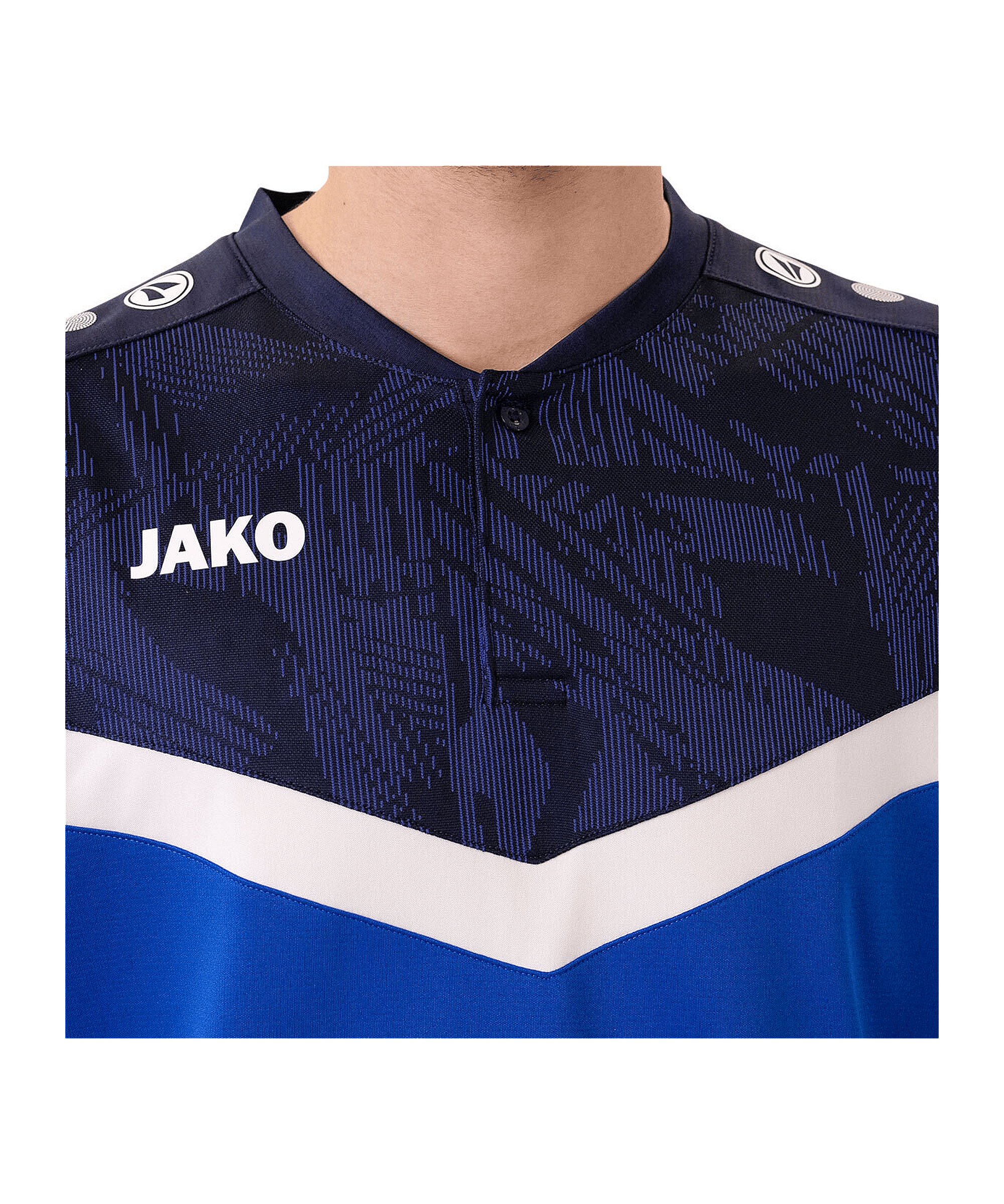 JAKO Iconic Poloshirt Blau F403 - blau