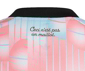 Ceci n'nest pas un maillot monogram on the neck