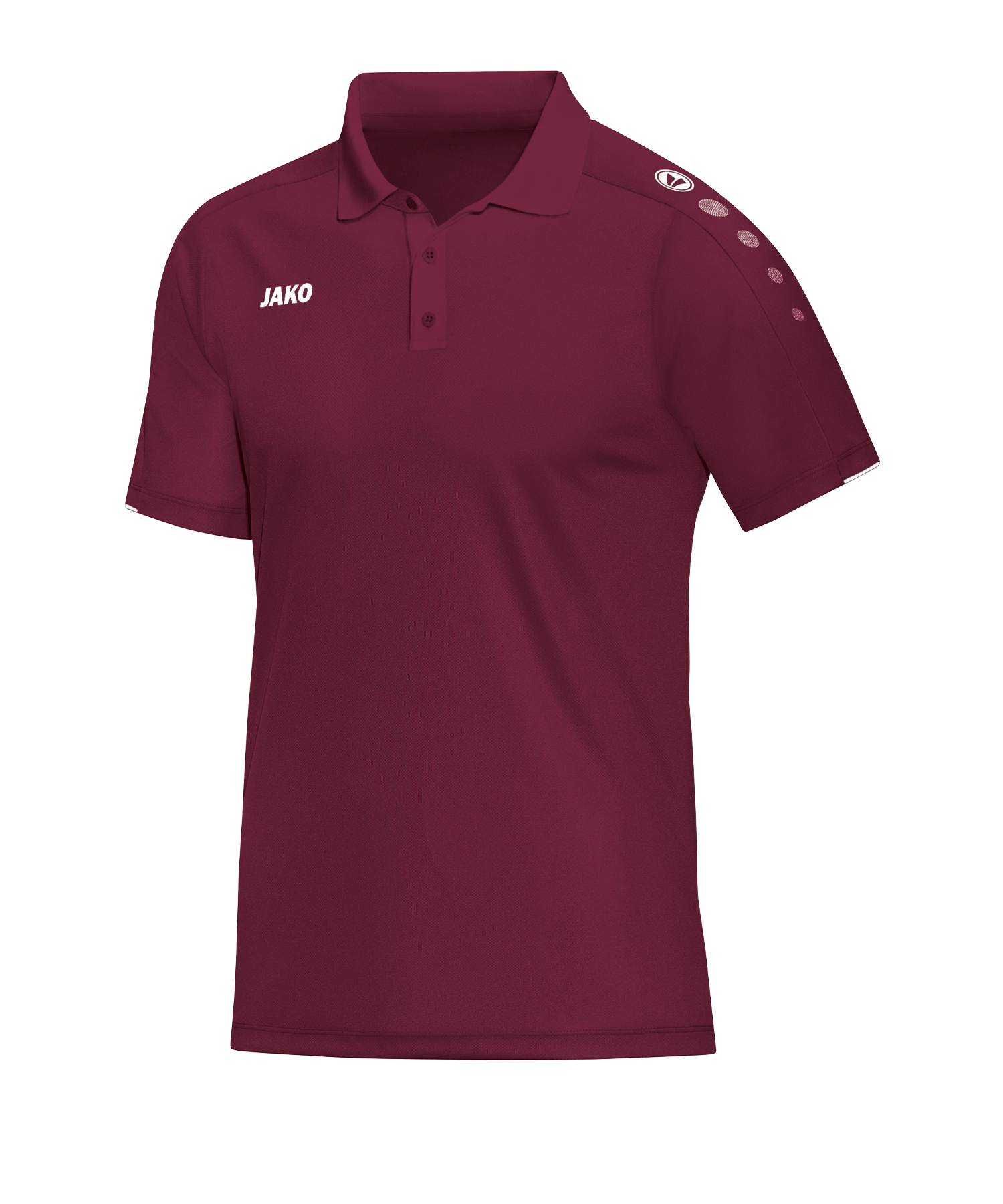 JAKO Classico Poloshirt Dunkelrot F14 - rot