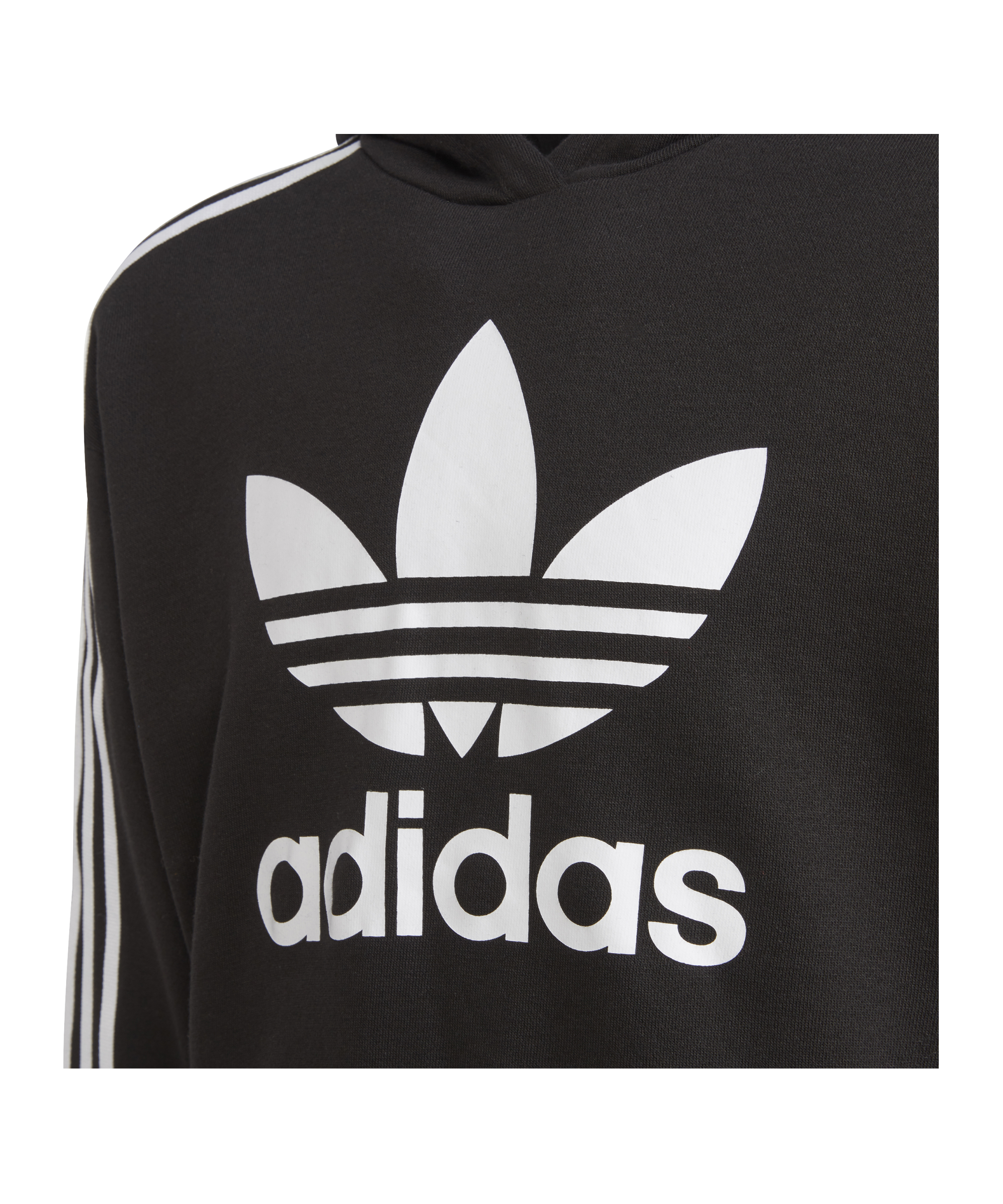 adidas Originals Adicolor Cropped Hoodie Black - schwarz
