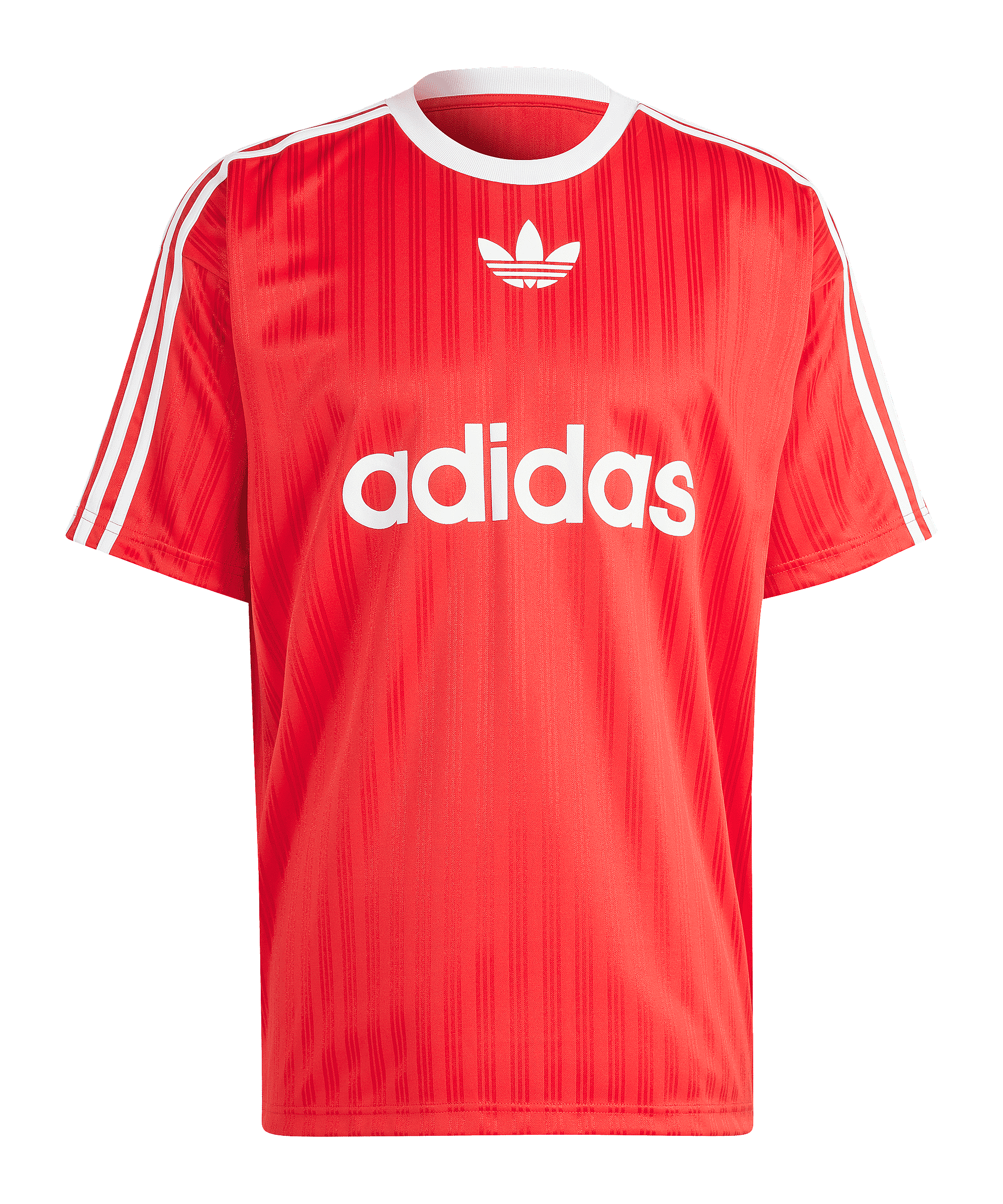 adidas Originals Adicolor Poly T-Shirt Rot Weiss - rot