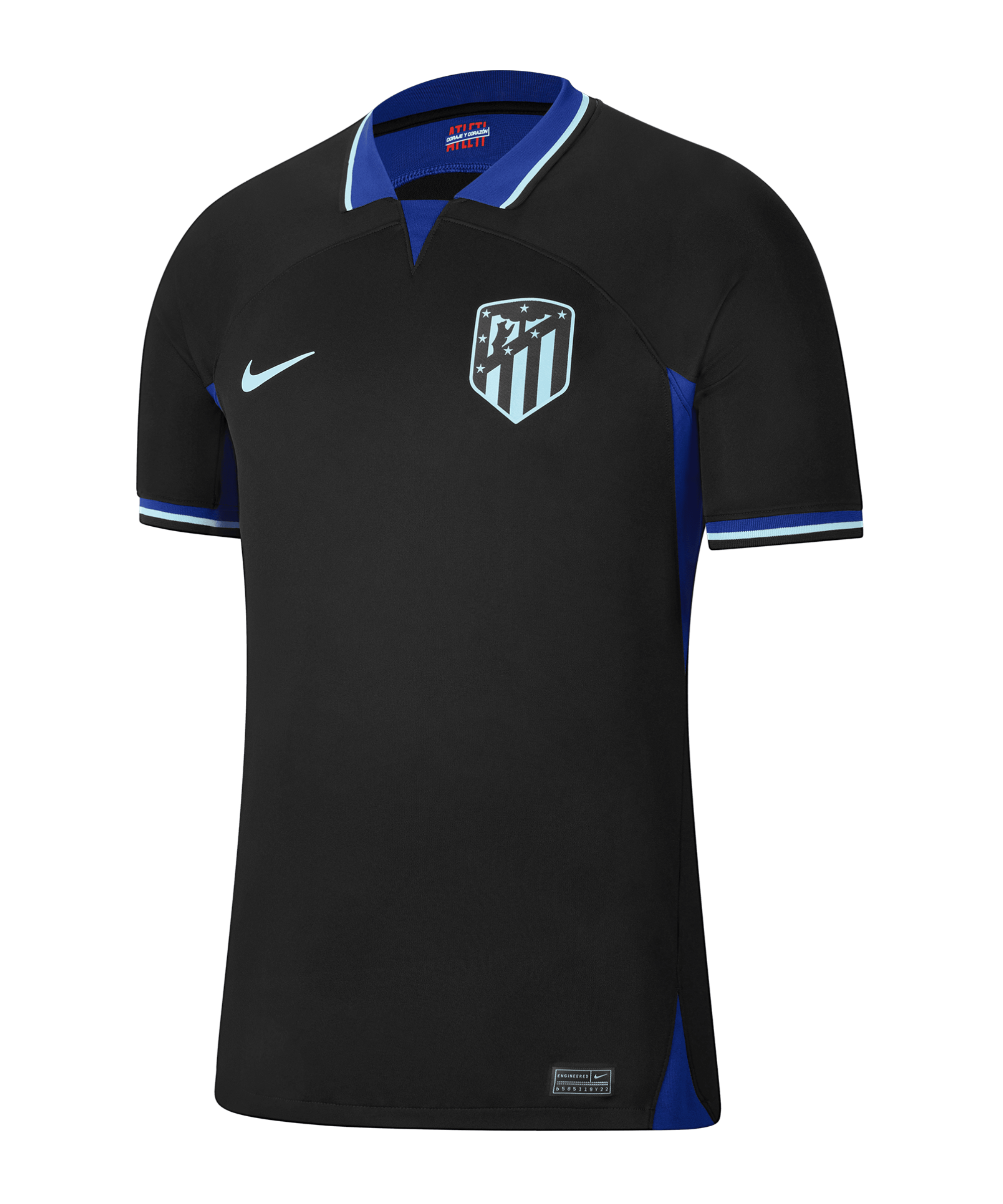 Nike Atletico Madrid Trikot Away 2022/2023 Schwarz Blau F011 - schwarz