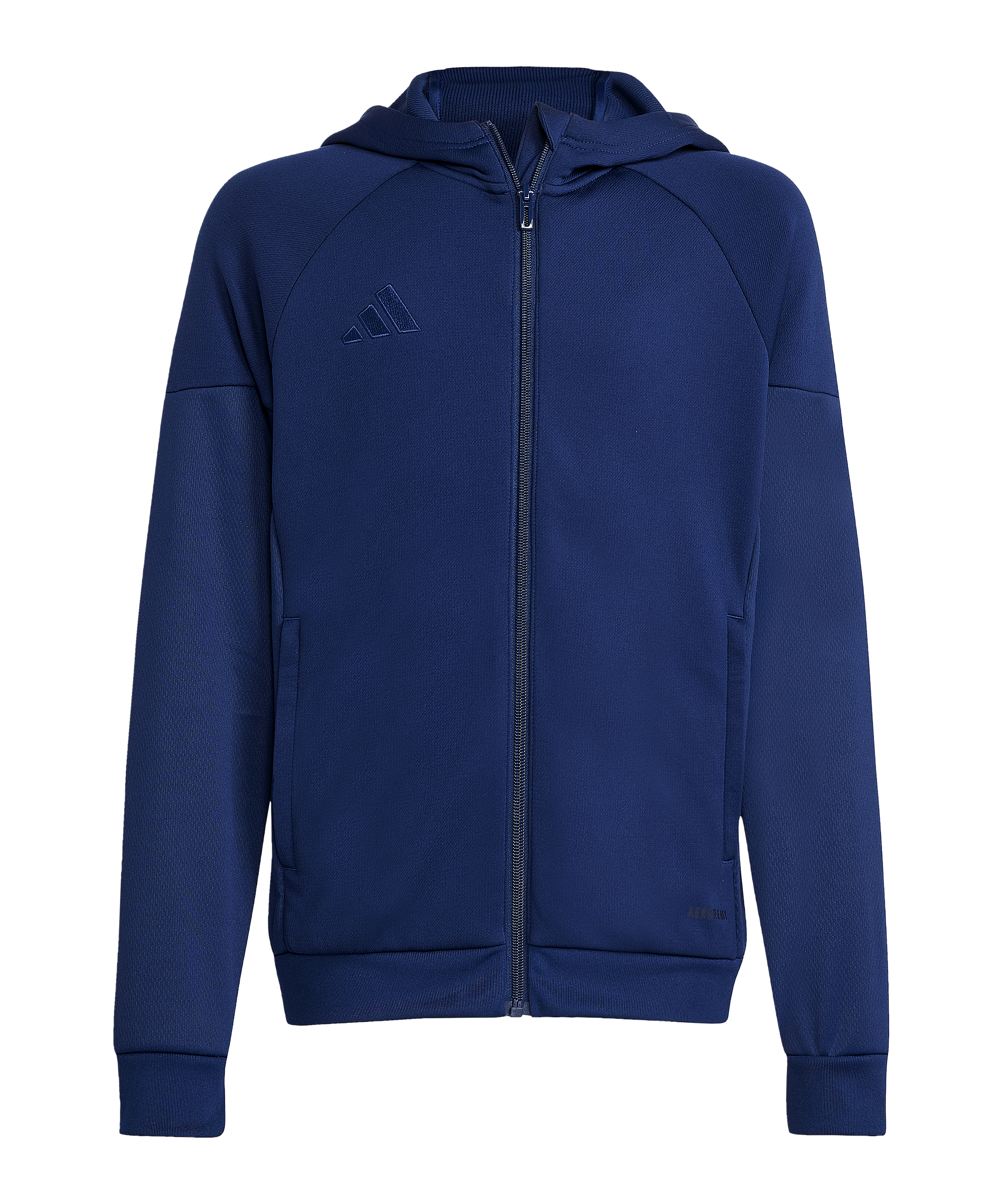 adidas Tiro 25 Travel Kapuzenjacke Kids Blau - blau