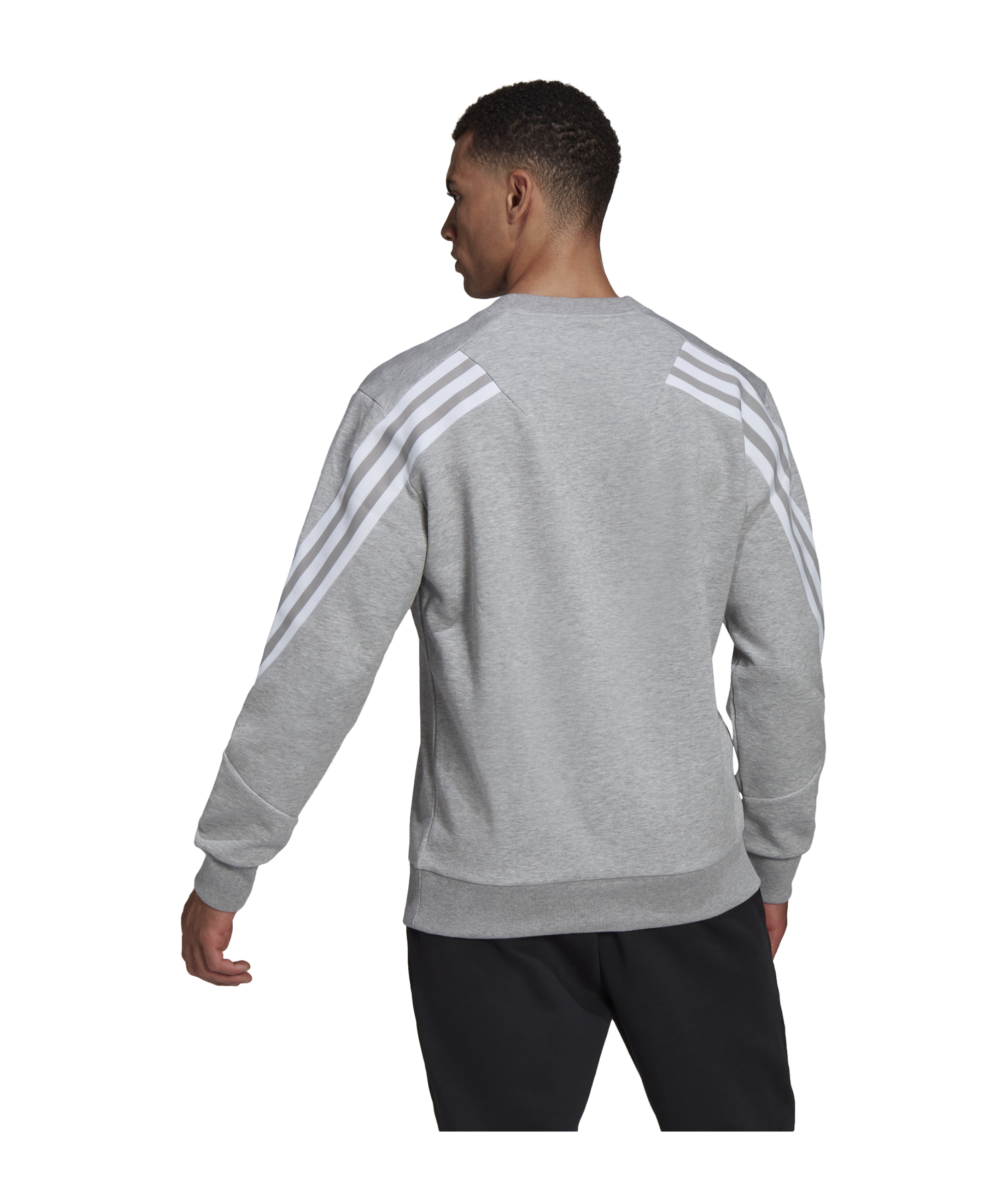 adidas 3 Stripes Future Icons Sweatshirt Grau - grau