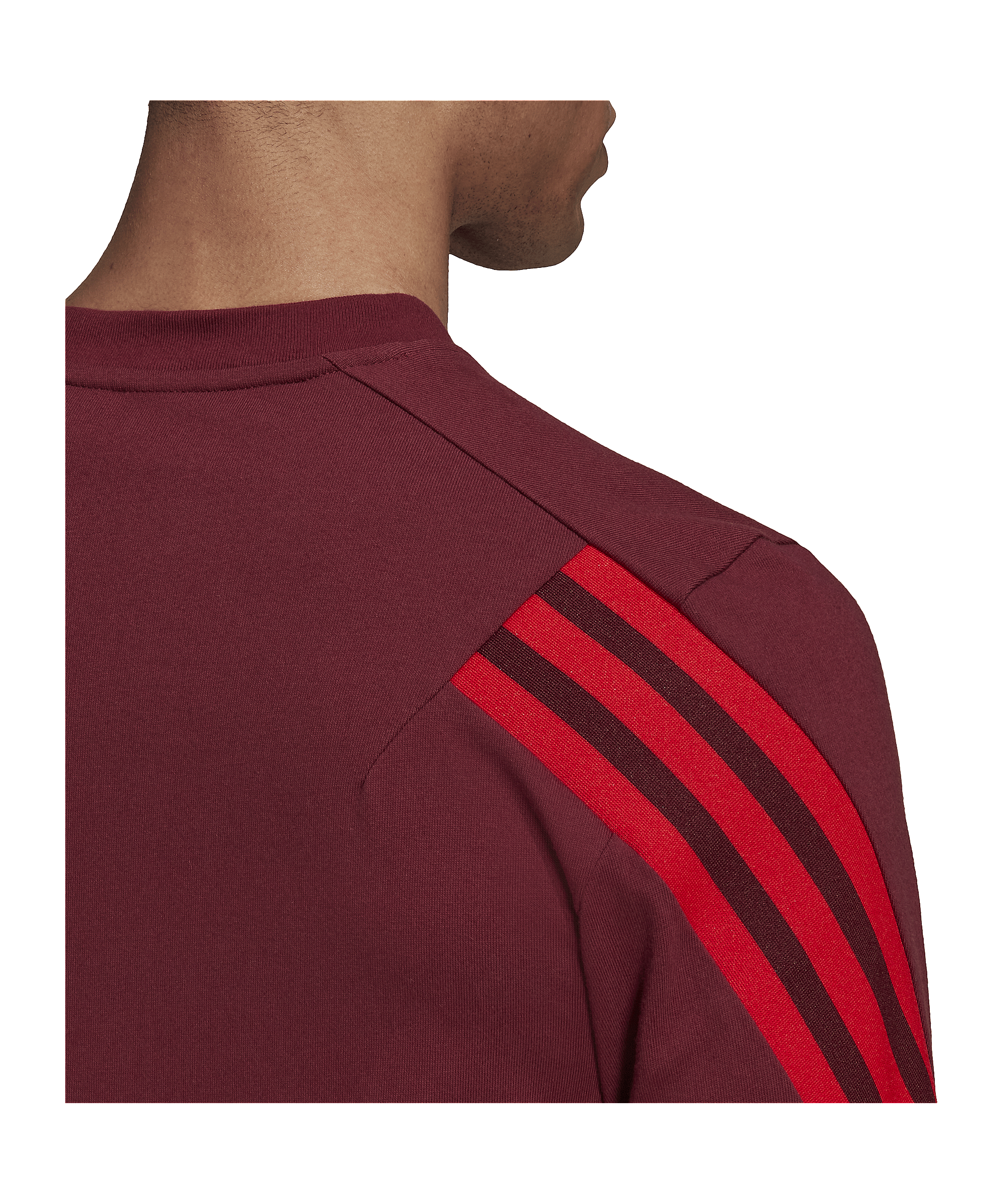 adidas 3 Stripes Future Icons T-Shirt Rot - rot