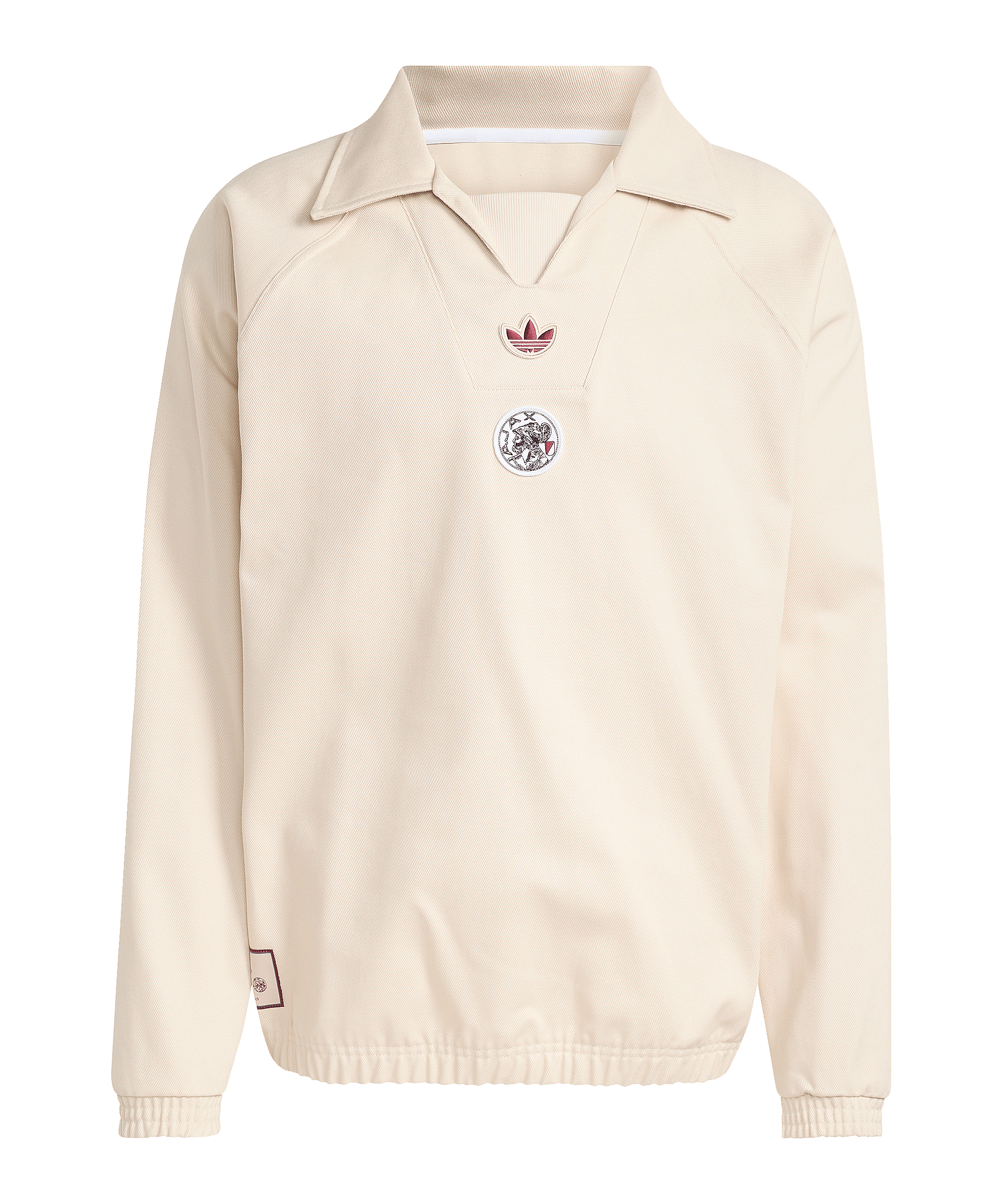 adidas Ajax Amsterdam Icon Drill Sweatshirt Beige - beige