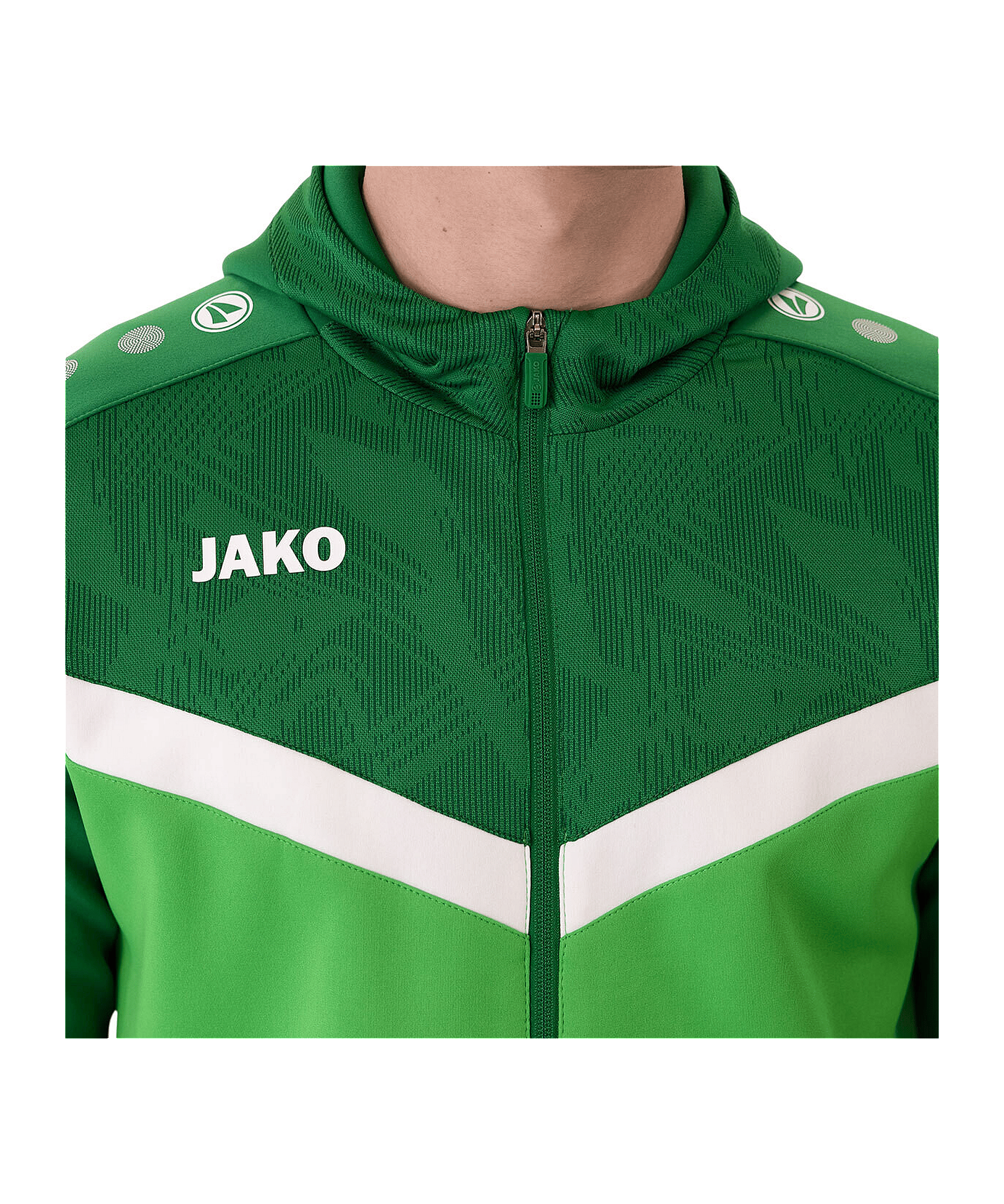 JAKO Icon Kapuzenjacke Grün F222 - gruen